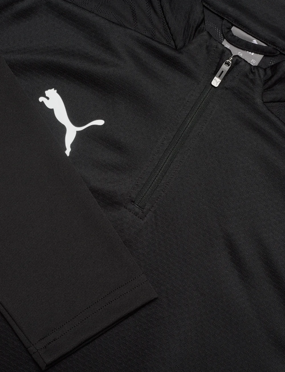 PUMA - teamFINAL Training 1/4 Zip Top - langarmshirts - puma black-puma silver - 2