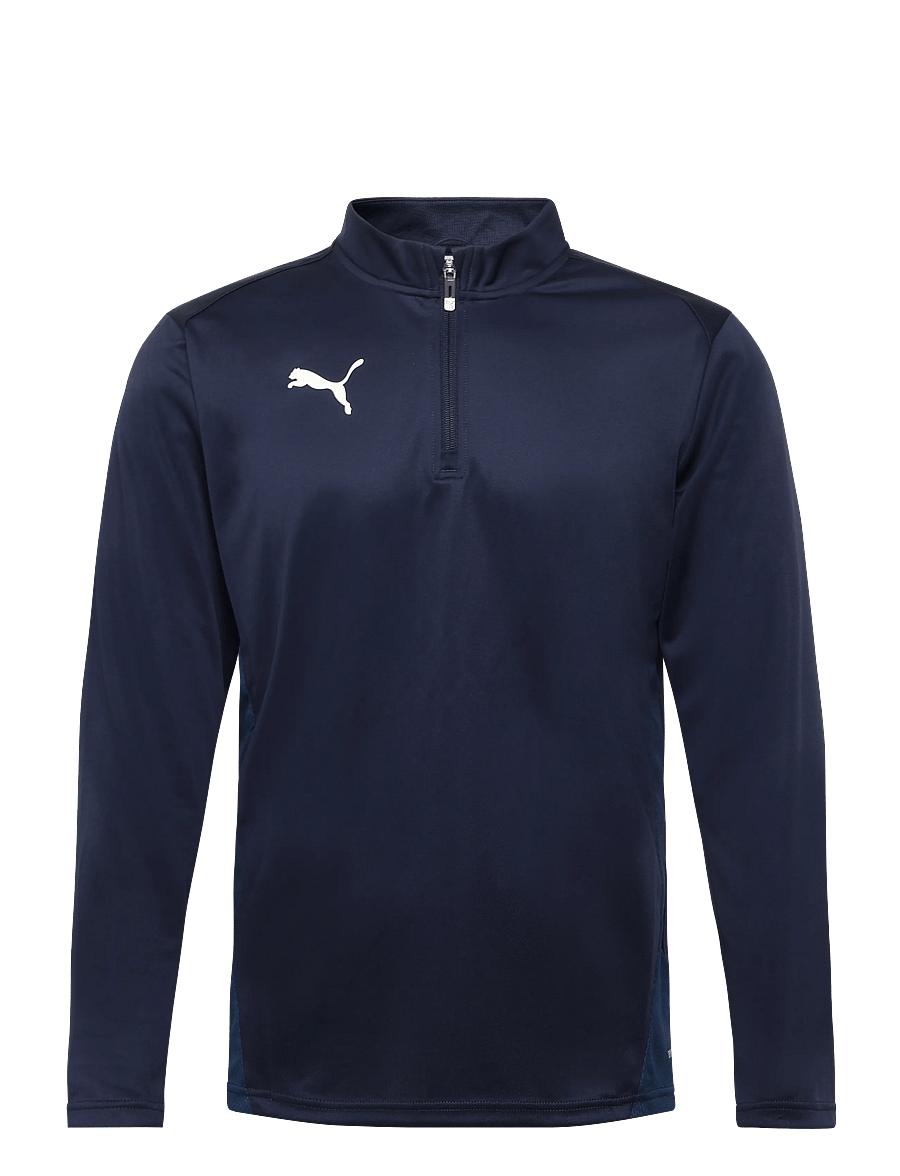 PUMA - teamGOAL Training 1/4 Zip Top - fleece & mellanlager - puma navy-puma white-persian blue - 0