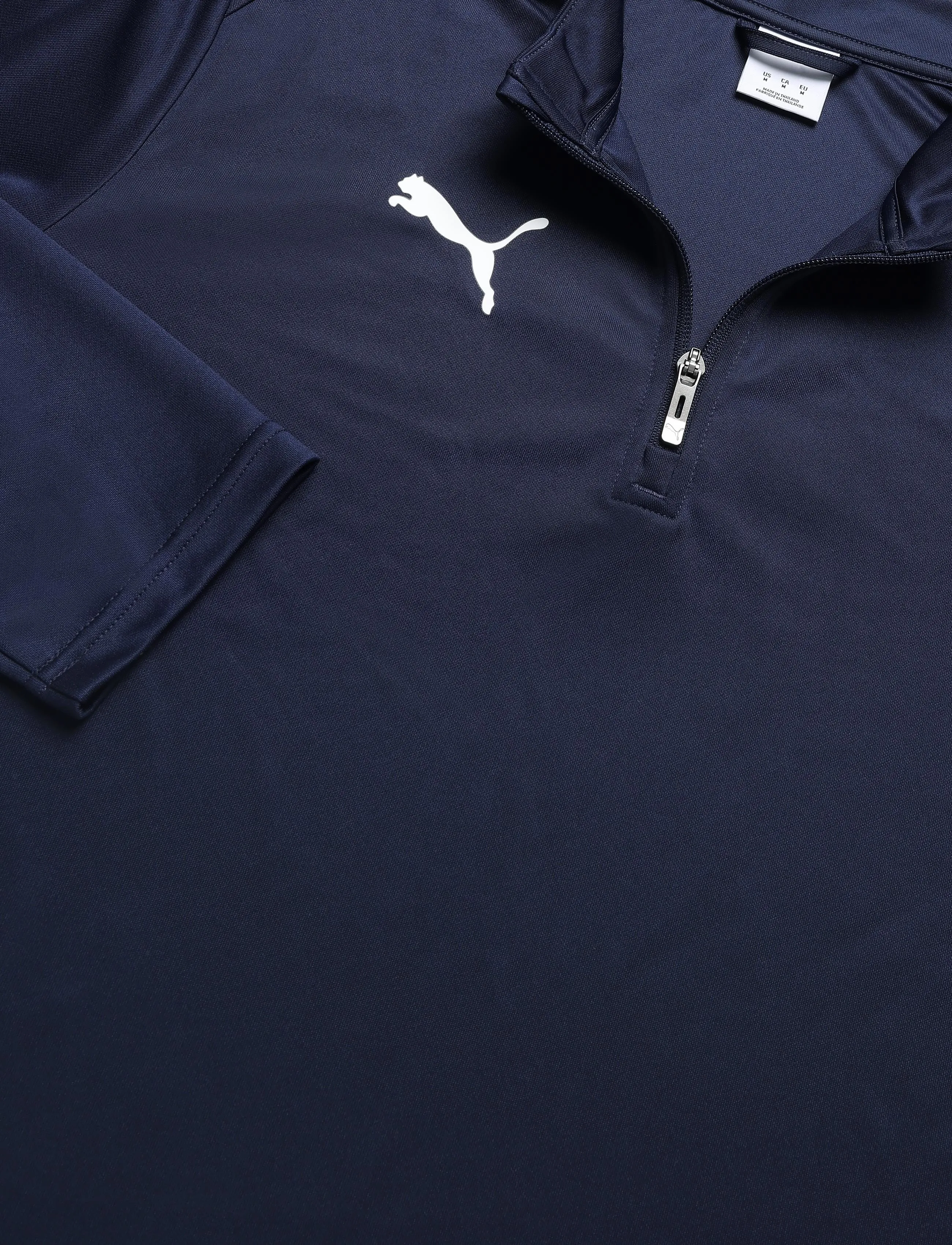 PUMA - teamGOAL Training 1/4 Zip Top - fleece & mellanlager - puma navy-puma white-persian blue - 2