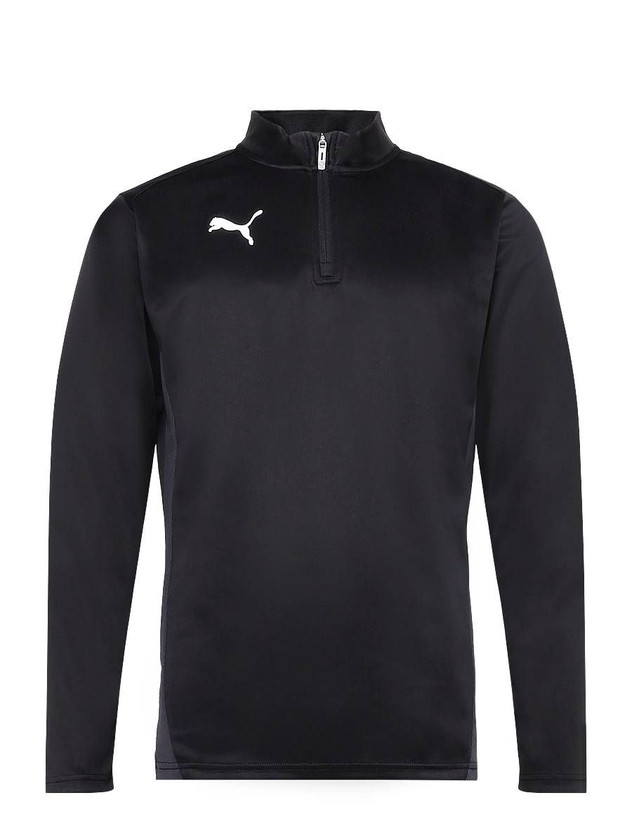 PUMA - teamGOAL Training 1/4 Zip Top - langarmshirts - puma black-puma white-flat dark gray - 0