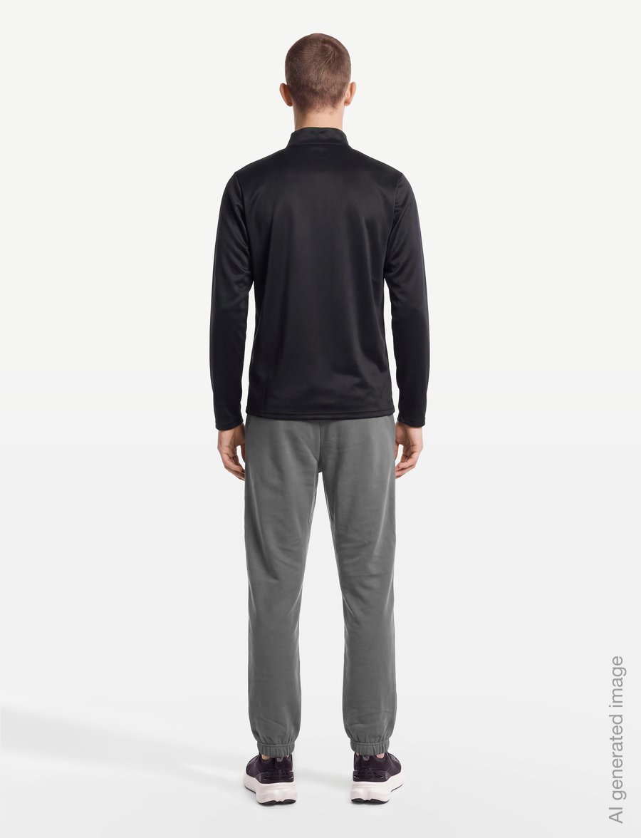 PUMA - teamGOAL Training 1/4 Zip Top - bluzki z długim rękawem - puma black-puma white-flat dark gray - 4