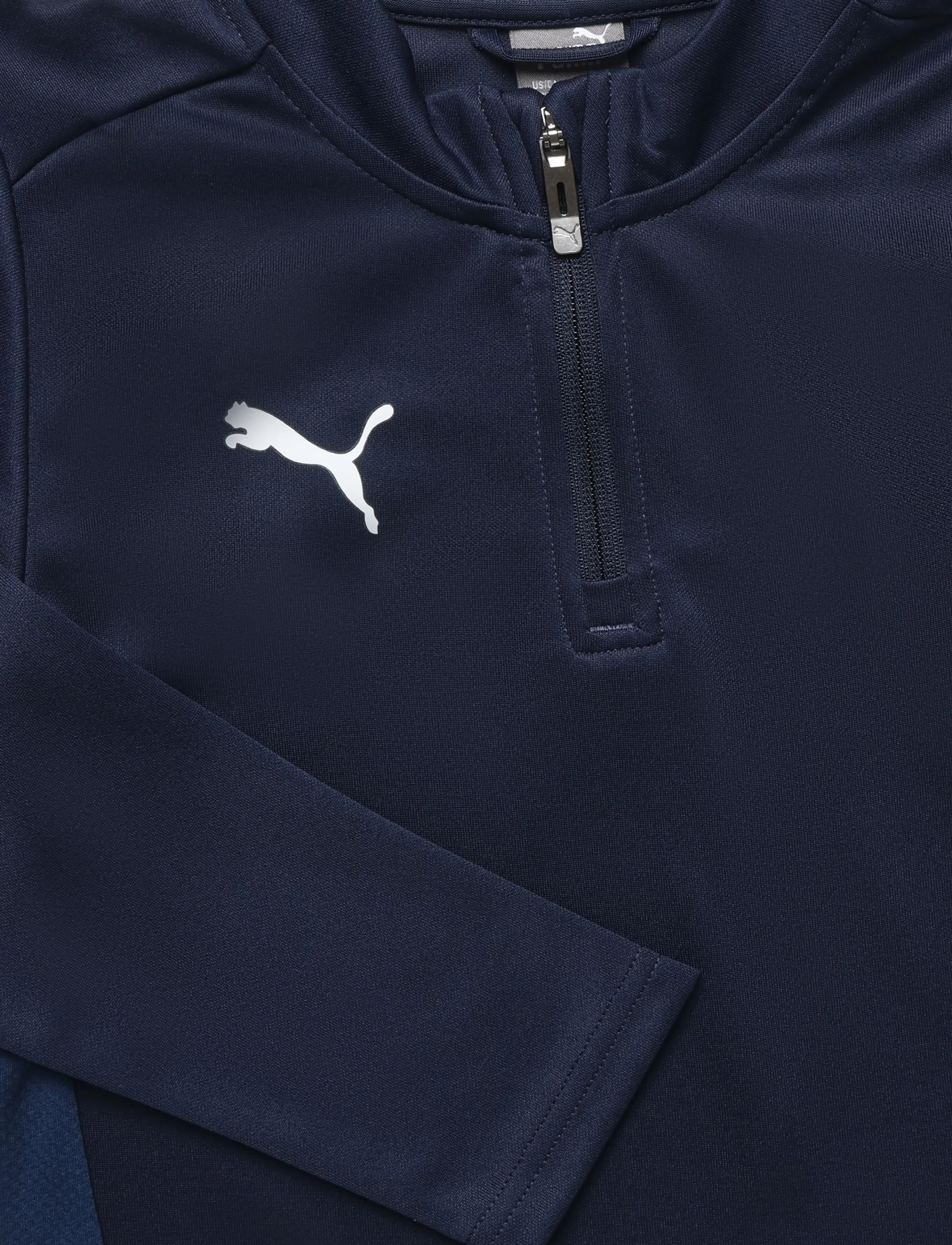 PUMA - teamGOAL Training 1/4 Zip Top Jr - sporditopid - puma navy-puma white-persian blue - 2