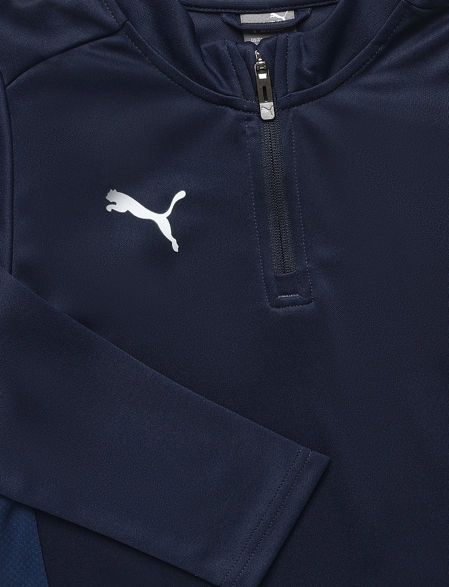 PUMA - teamGOAL Training 1/4 Zip Top Jr - sporditopid - puma navy-puma white-persian blue - 2