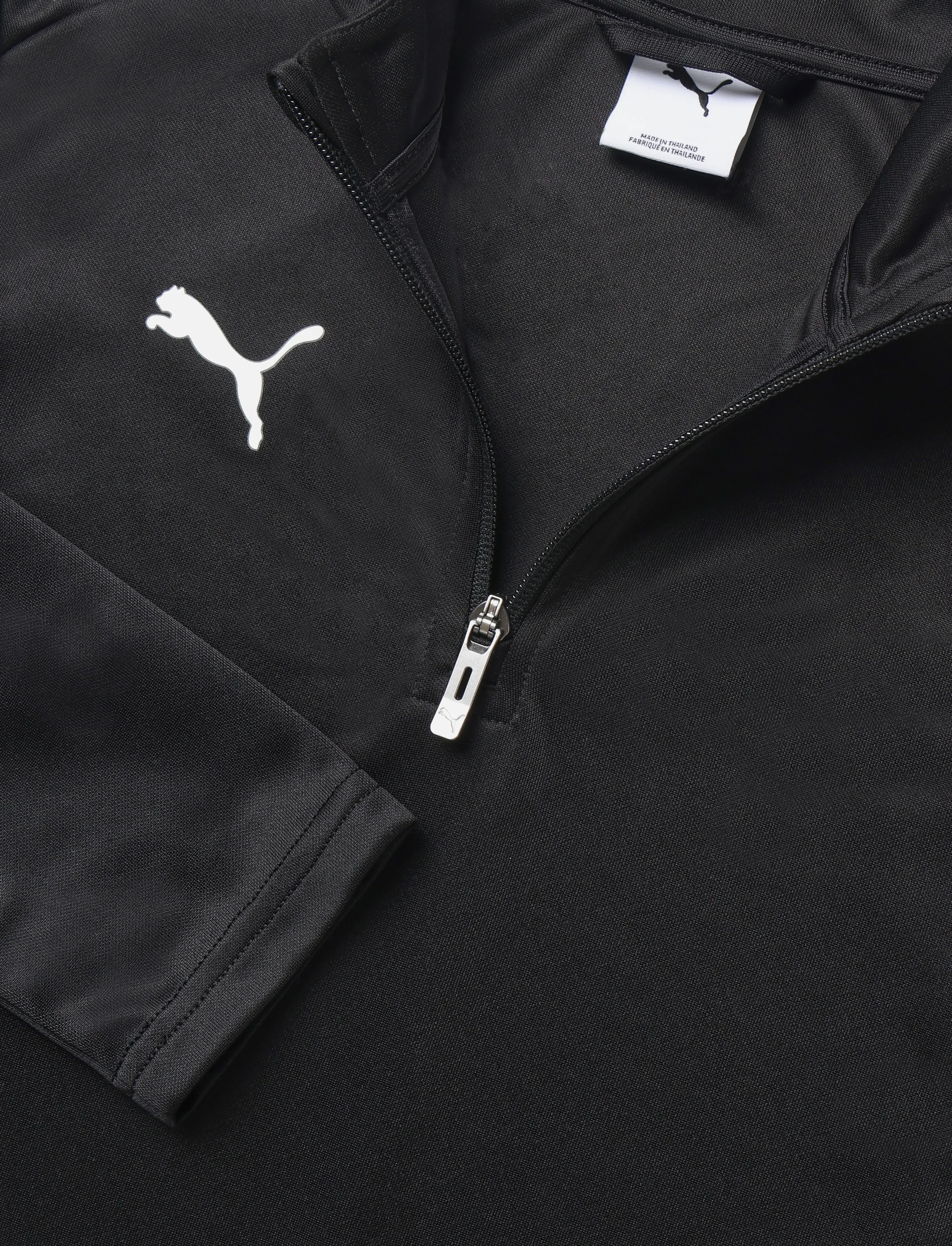 PUMA - teamGOAL Training 1/4 Zip Top Jr - sports tops - puma black-puma white-flat dark gray - 2