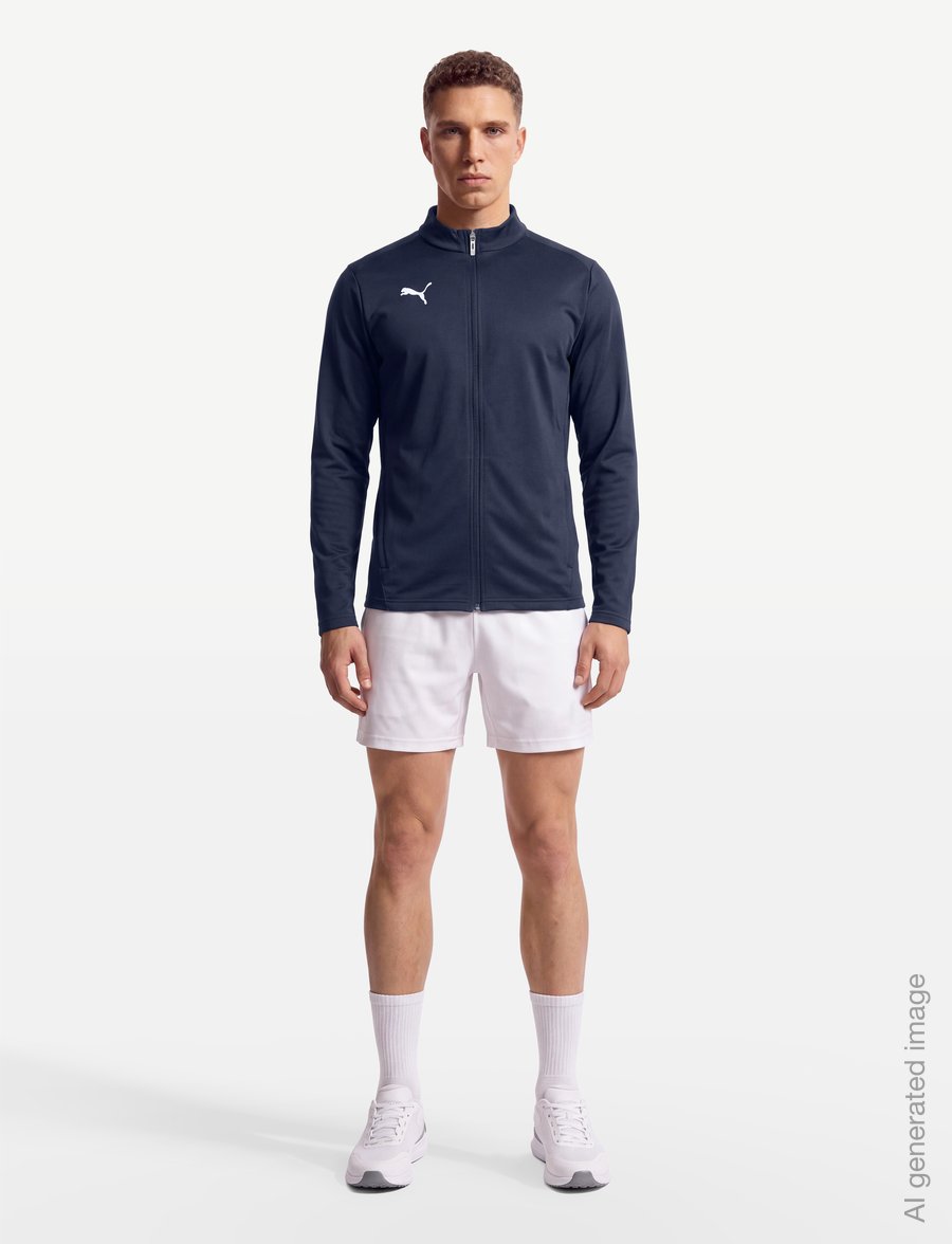 PUMA - teamGOAL Training Jacket - spordijakid - puma navy-puma white-persian blue - 0