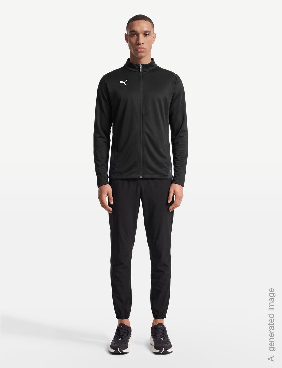 PUMA - teamGOAL Training Jacket - spordijakid - puma black-puma white-flat dark gray - 0