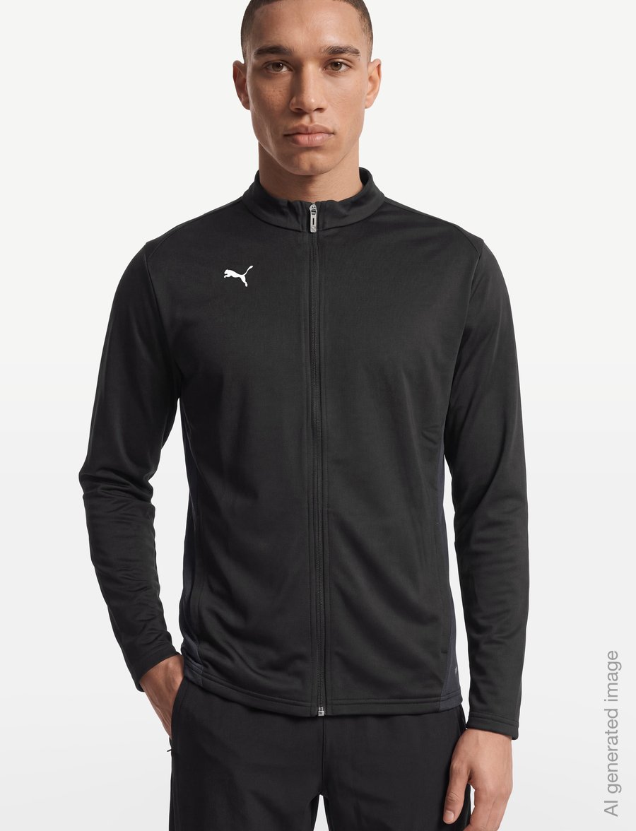 PUMA - teamGOAL Training Jacket - spordijakid - puma black-puma white-flat dark gray - 3