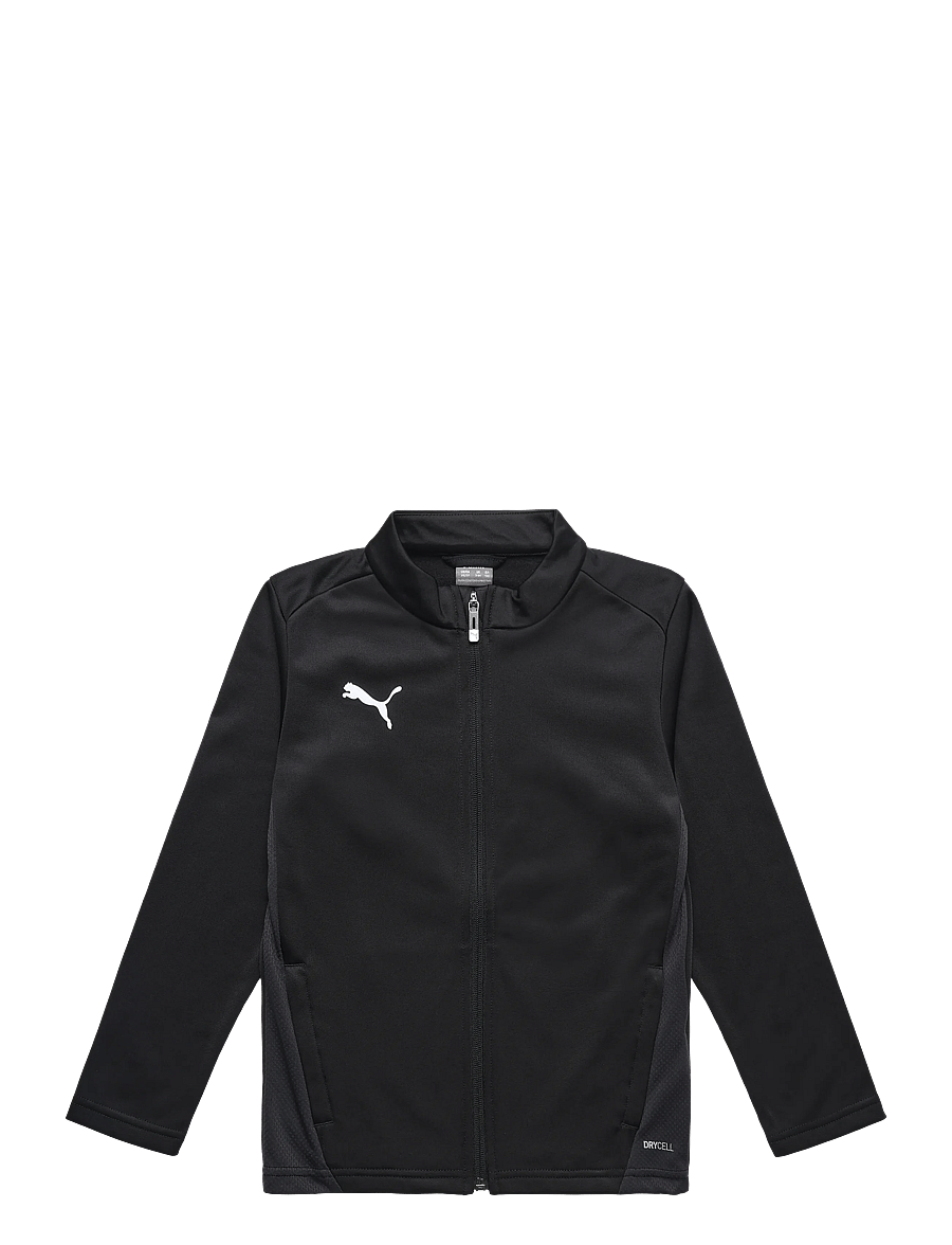 PUMA - teamGOAL Training Jacket Jr - sweatshirts - puma black-puma white-flat dark gray - 0