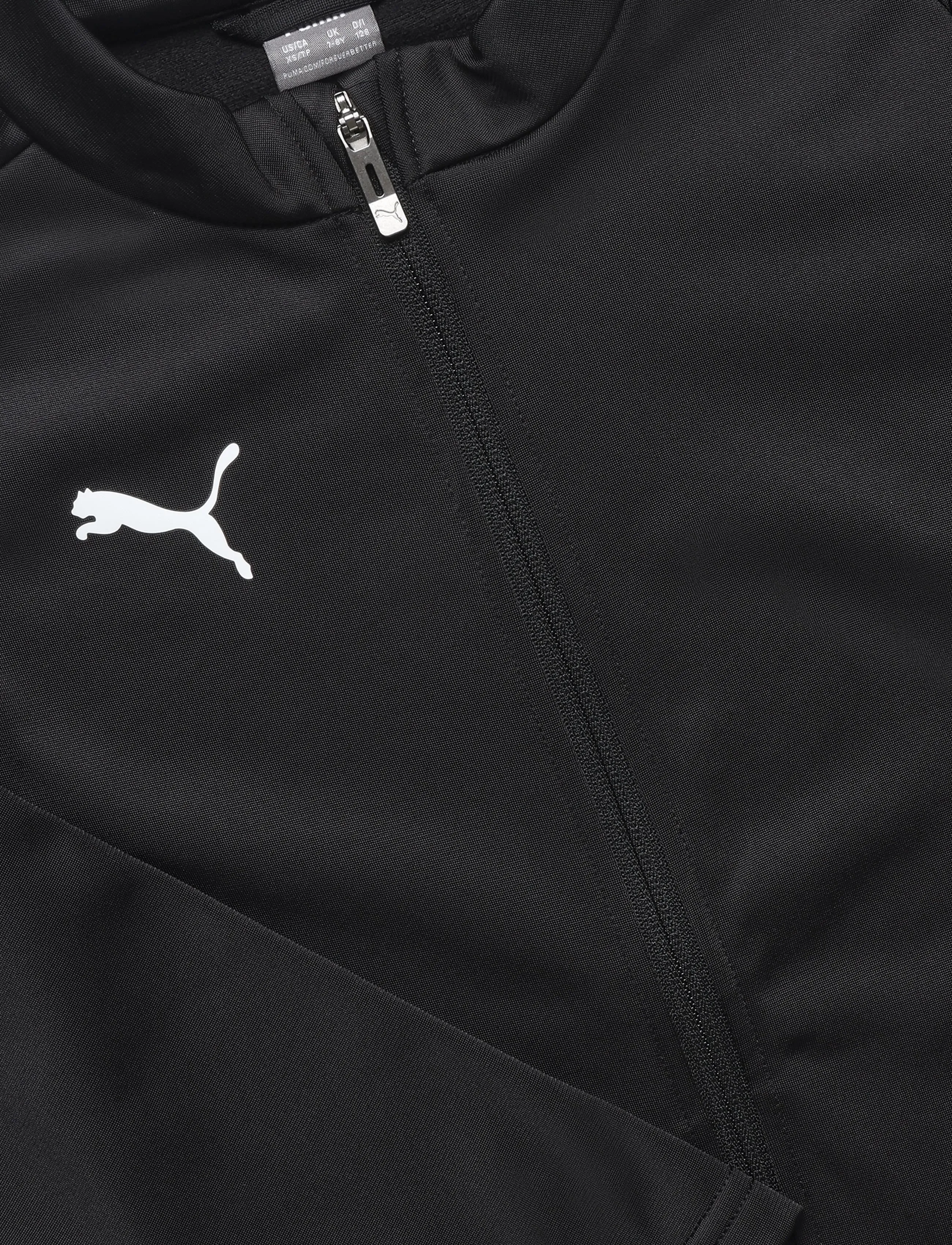 PUMA - teamGOAL Training Jacket Jr - sweatshirts - puma black-puma white-flat dark gray - 2