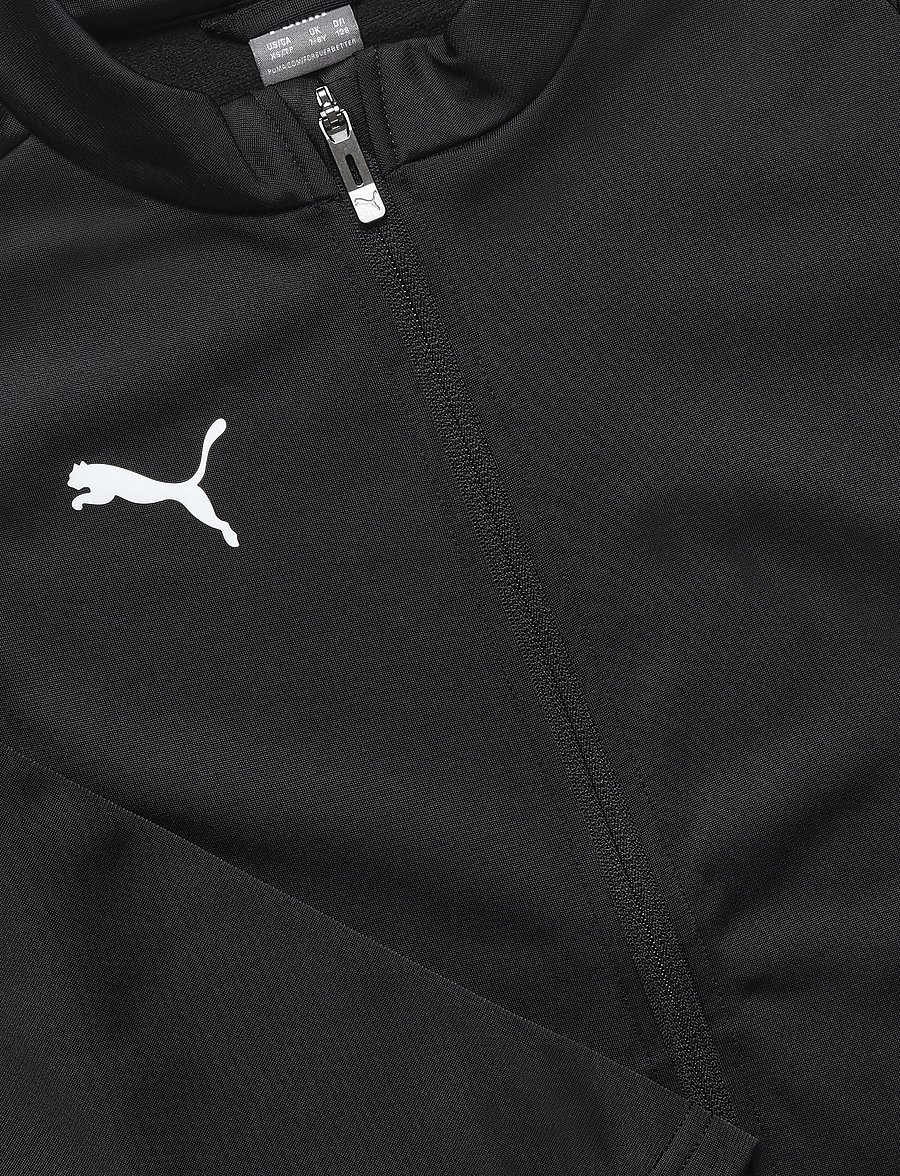 PUMA - teamGOAL Training Jacket Jr - sweatshirts - puma black-puma white-flat dark gray - 2