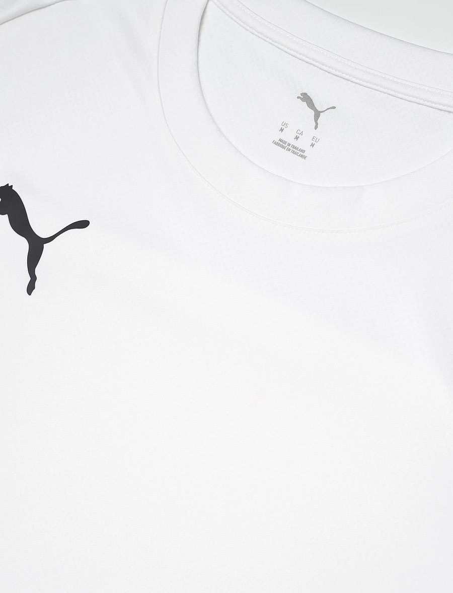 PUMA - teamGOAL Jersey - t-shirts - puma white-puma black-feather gray - 2