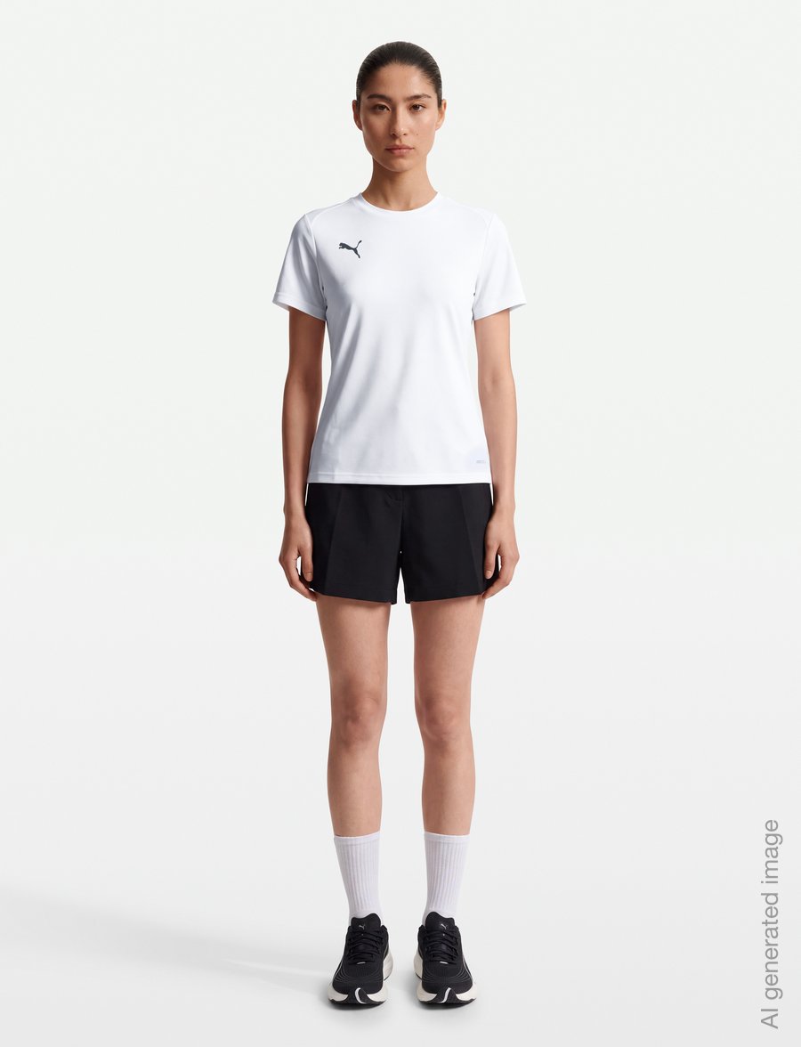 PUMA - teamGOAL Jersey Wmn - t-särgid - puma white-puma black - 0