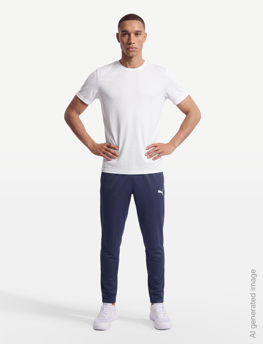 PUMA - teamGOAL Training Pant - trainingshosen - puma navy-puma white-persian blue - 0