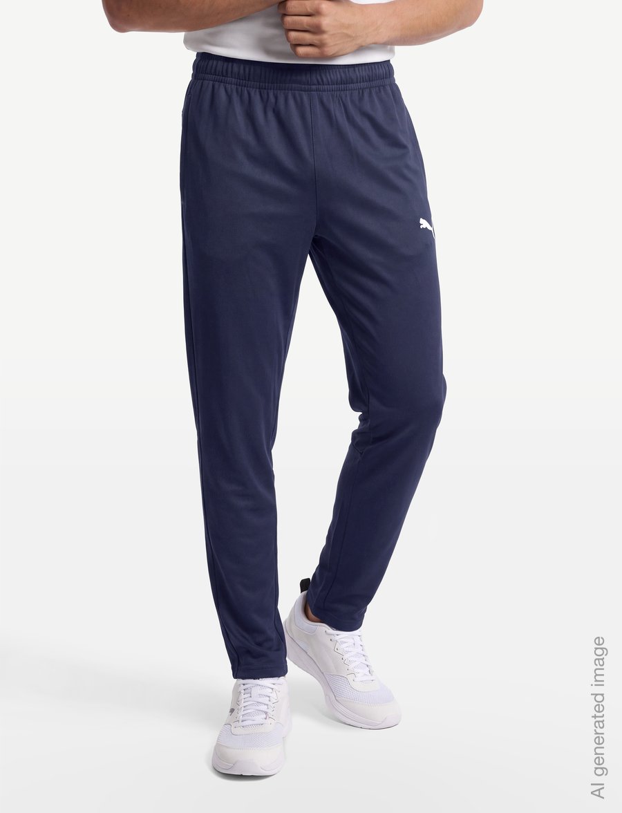 PUMA - teamGOAL Training Pant - trainingshosen - puma navy-puma white-persian blue - 3