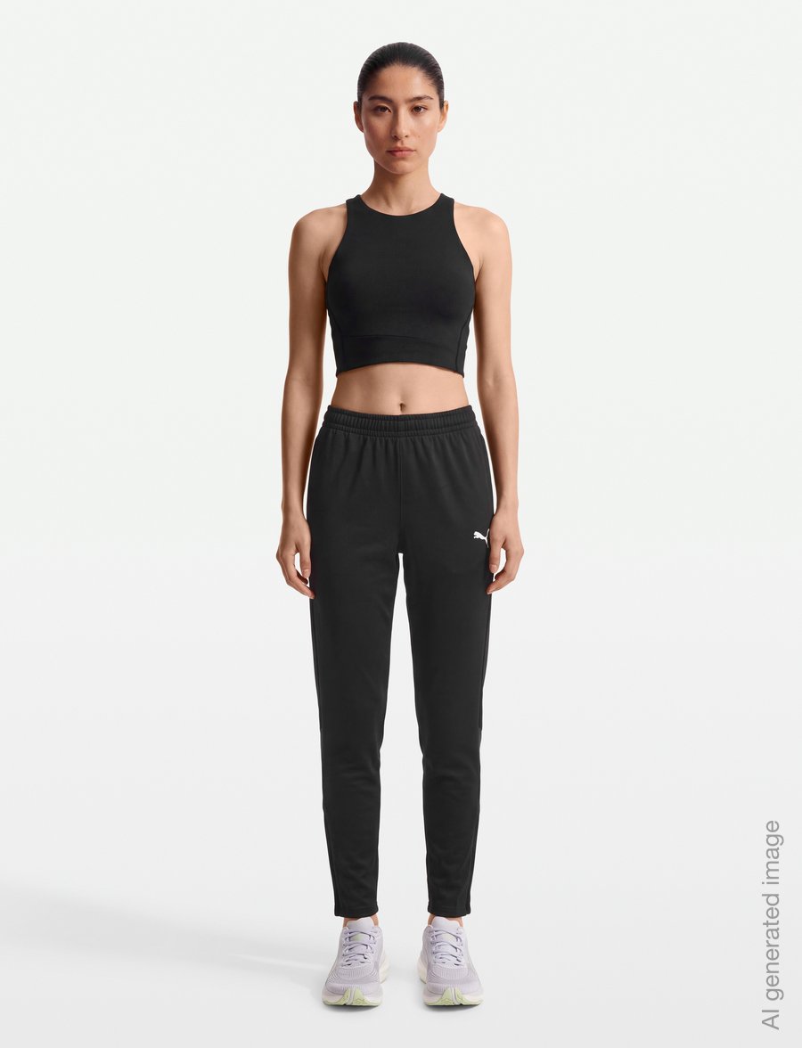 PUMA - teamGOAL Training Pant Wmn - trainingshosen - puma black-puma white-flat dark gray - 0