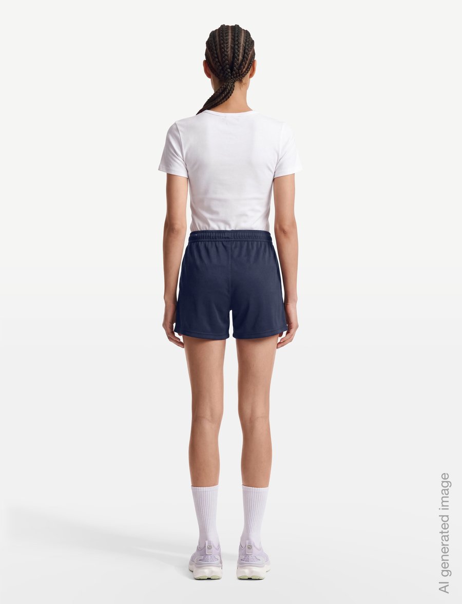 PUMA - teamGOAL Training Short Wmn - træningsshorts - puma navy-puma white-persian blue - 4