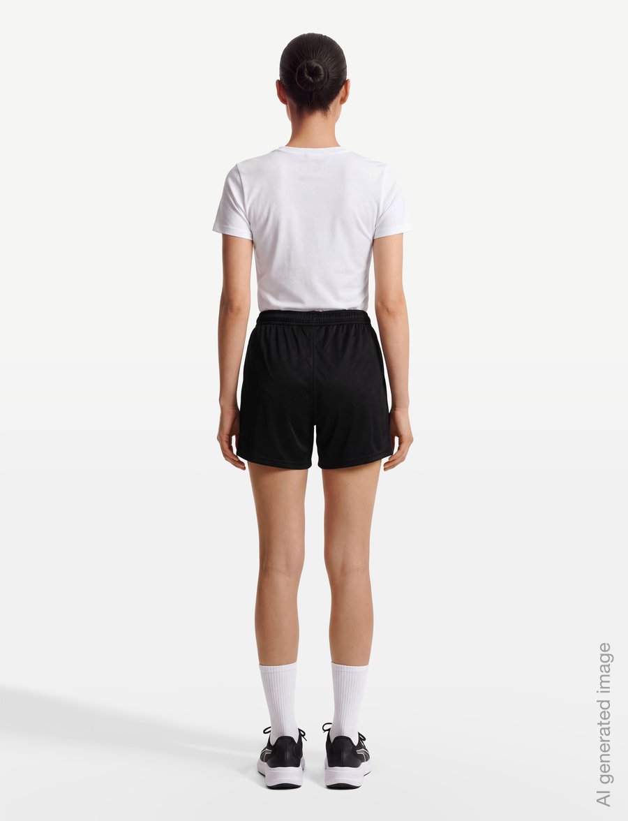 PUMA - teamGOAL Training Short Wmn - træningsshorts - puma black-puma white-flat dark gray - 4
