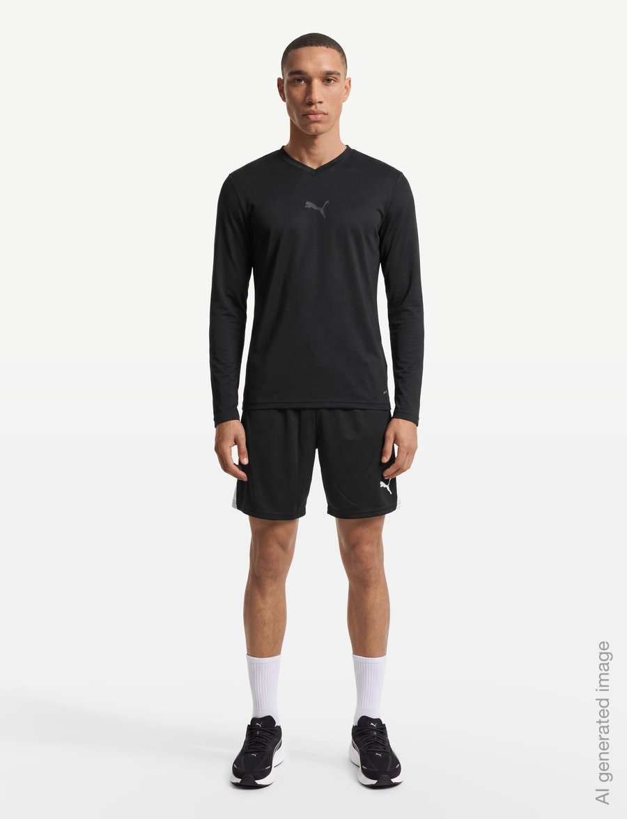 PUMA - teamGOAL Baselayer Tee LS - nærbolir - puma black-flat dark gray - 0