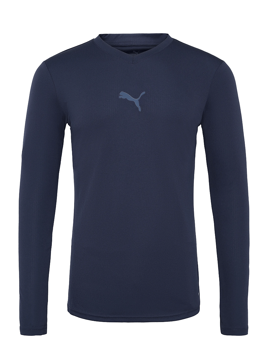 PUMA - teamGOAL Baselayer Tee LS - funktionsunterwäsche - oberteile - puma navy-persian blue - 0