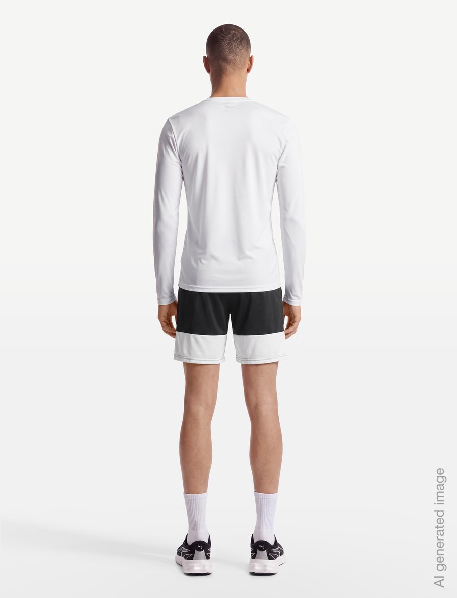 PUMA - teamGOAL Baselayer Tee LS - funktionsunterwäsche - oberteile - puma white-feather gray - 4