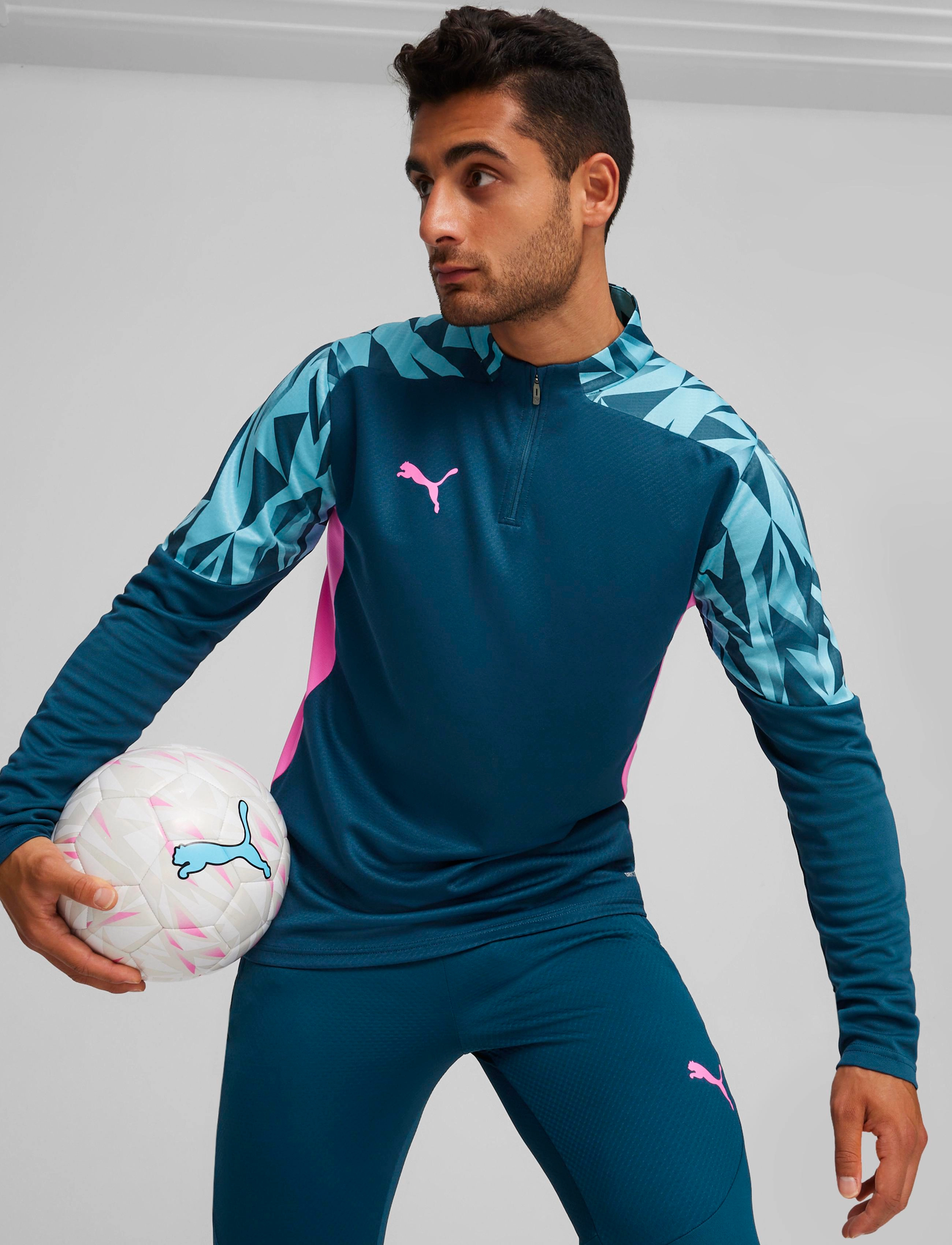 PUMA - individualFINAL 1/4-Zip Top - ocean tropic-bright aqua - 2