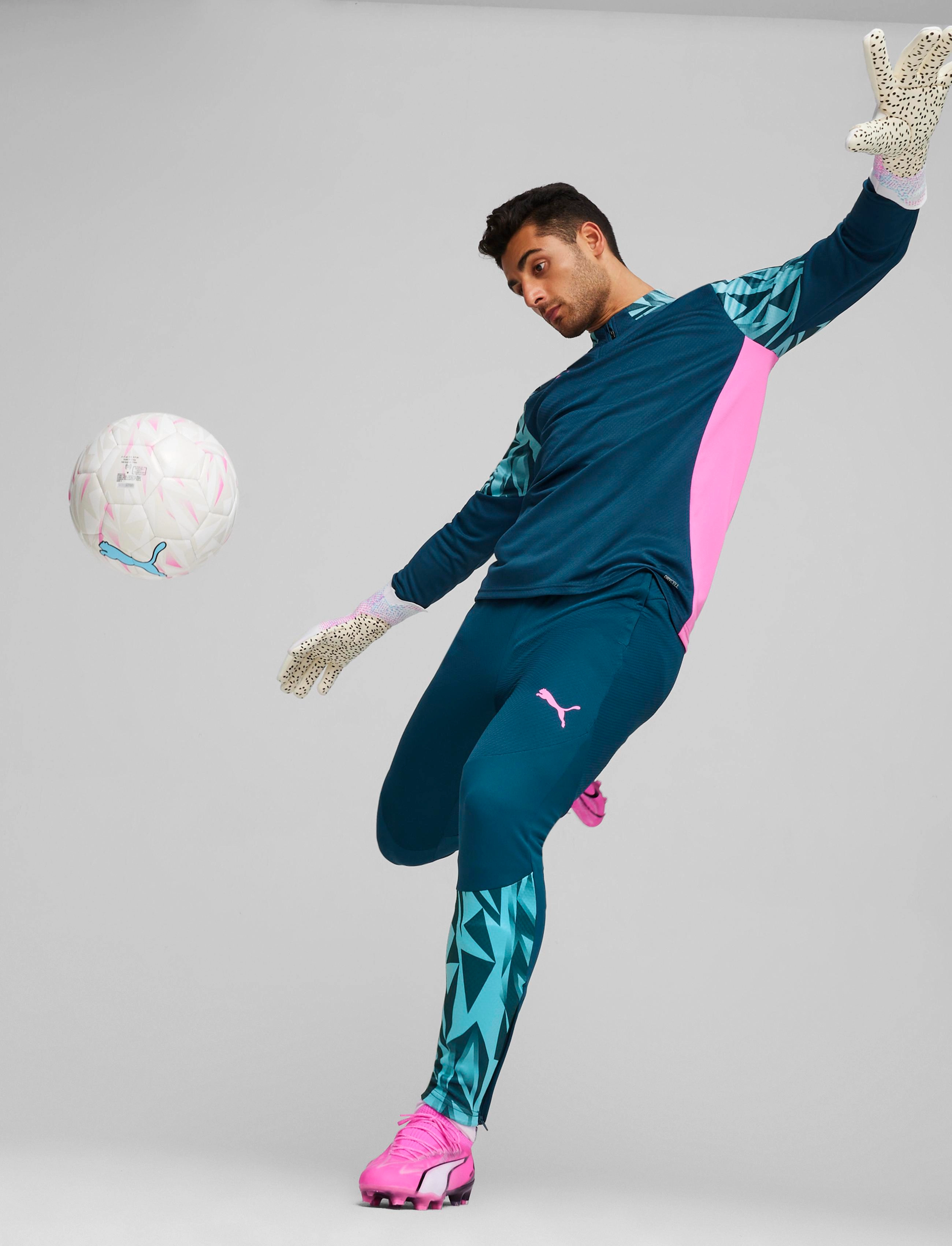 PUMA - individualFINAL 1/4-Zip Top - ocean tropic-bright aqua - 3