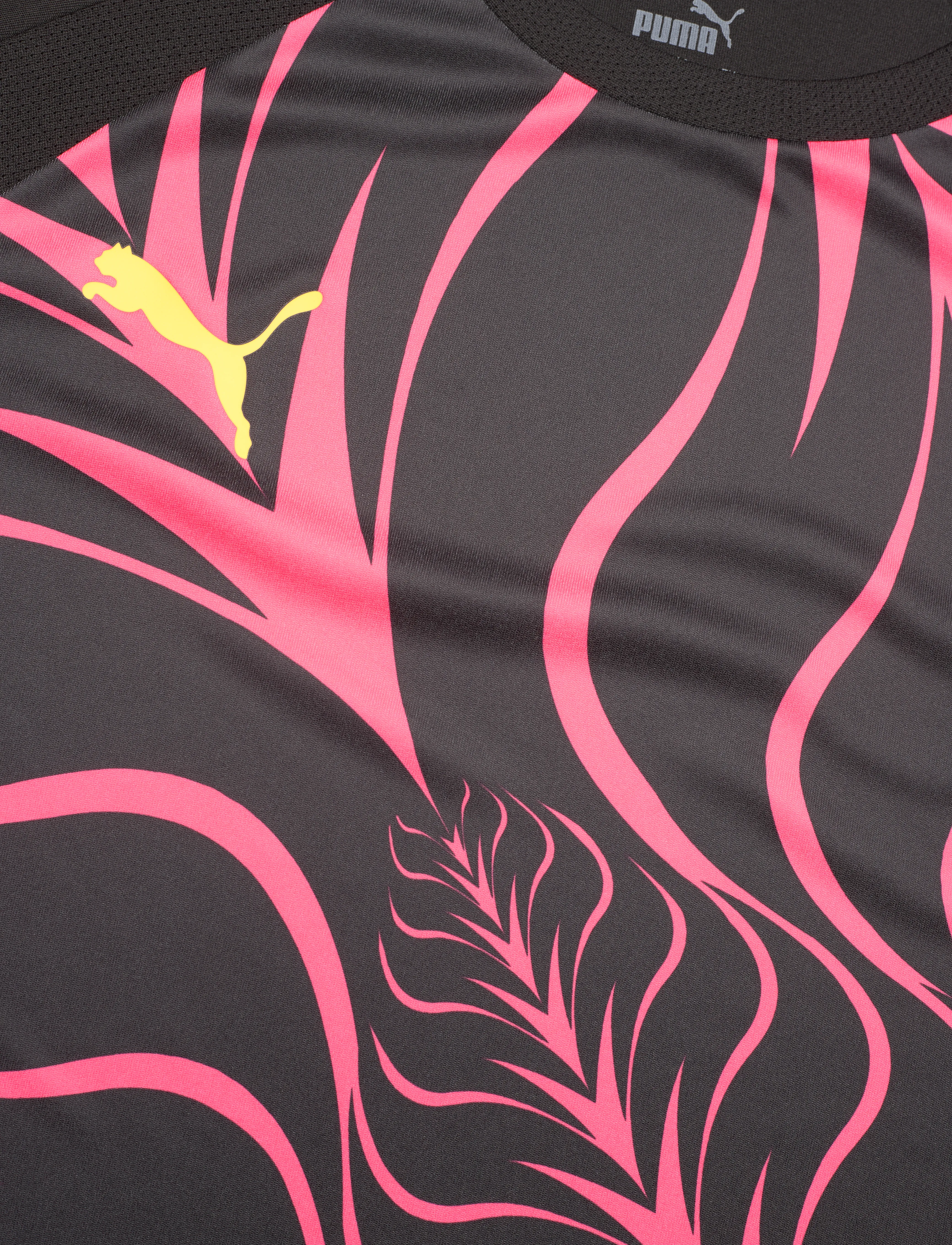 PUMA - individualLIGA Graphic Jersey - puma black-sunset glow - 3