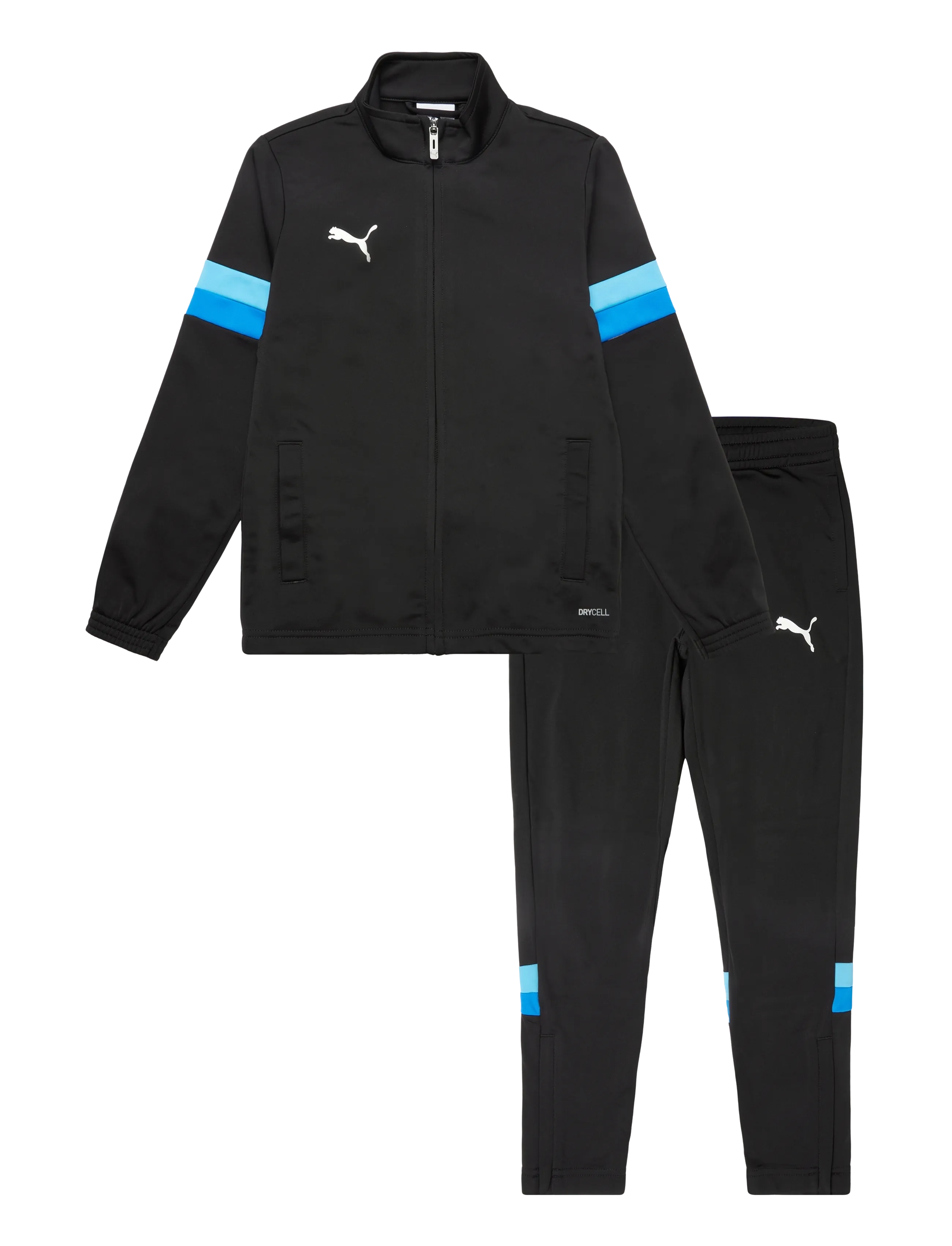 PUMA individualRISE Tracksuit Jr - Fatnaður - PUMA BLACK-PUMA WHITE-ULTRA BLUE / black