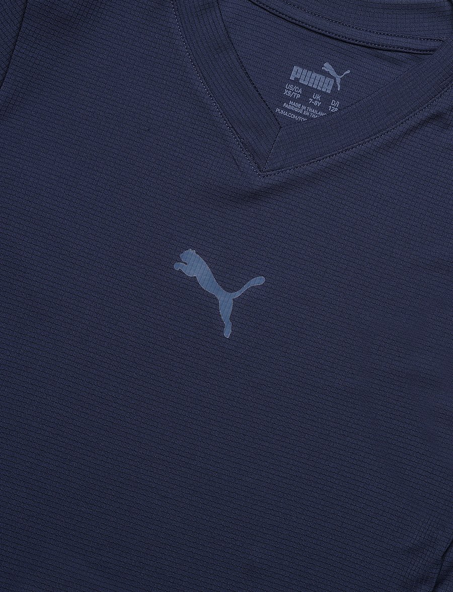 PUMA - teamGOAL Baselayer Tee LS Jr. - termoundertrøjer - puma navy-persian blue - 2