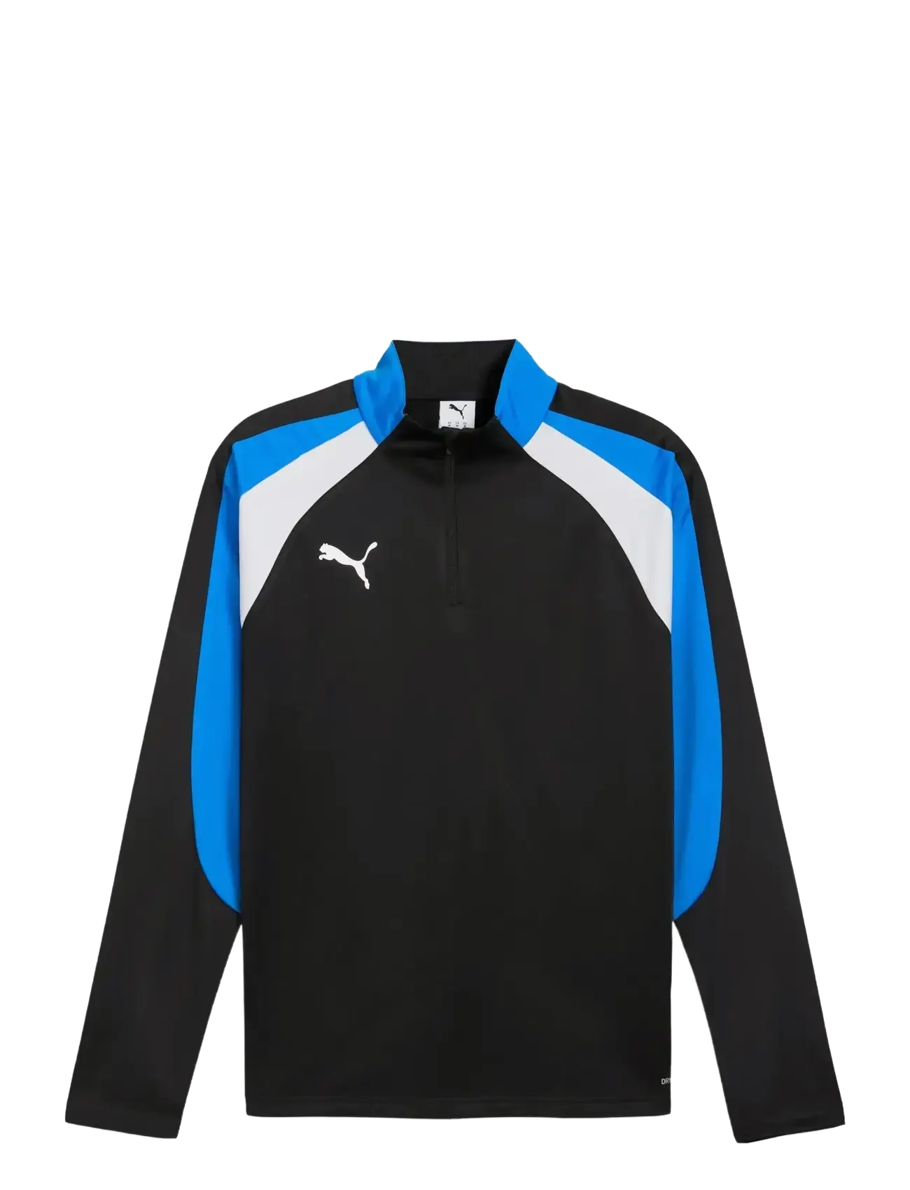 PUMA IndividualLIGA 1/4 Zip Top - Fleece - PUMA BLACK-PUMA WHITE-ULTRA BLUE / navy