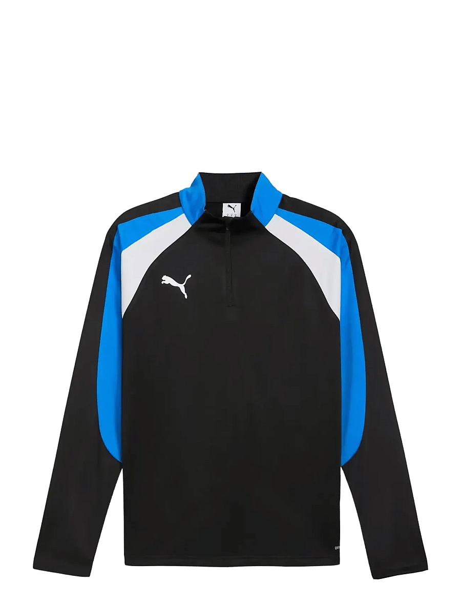 PUMA - IndividualLIGA 1/4 Zip Top - fleece & midlayer - puma black-puma white-ultra blue - 1
