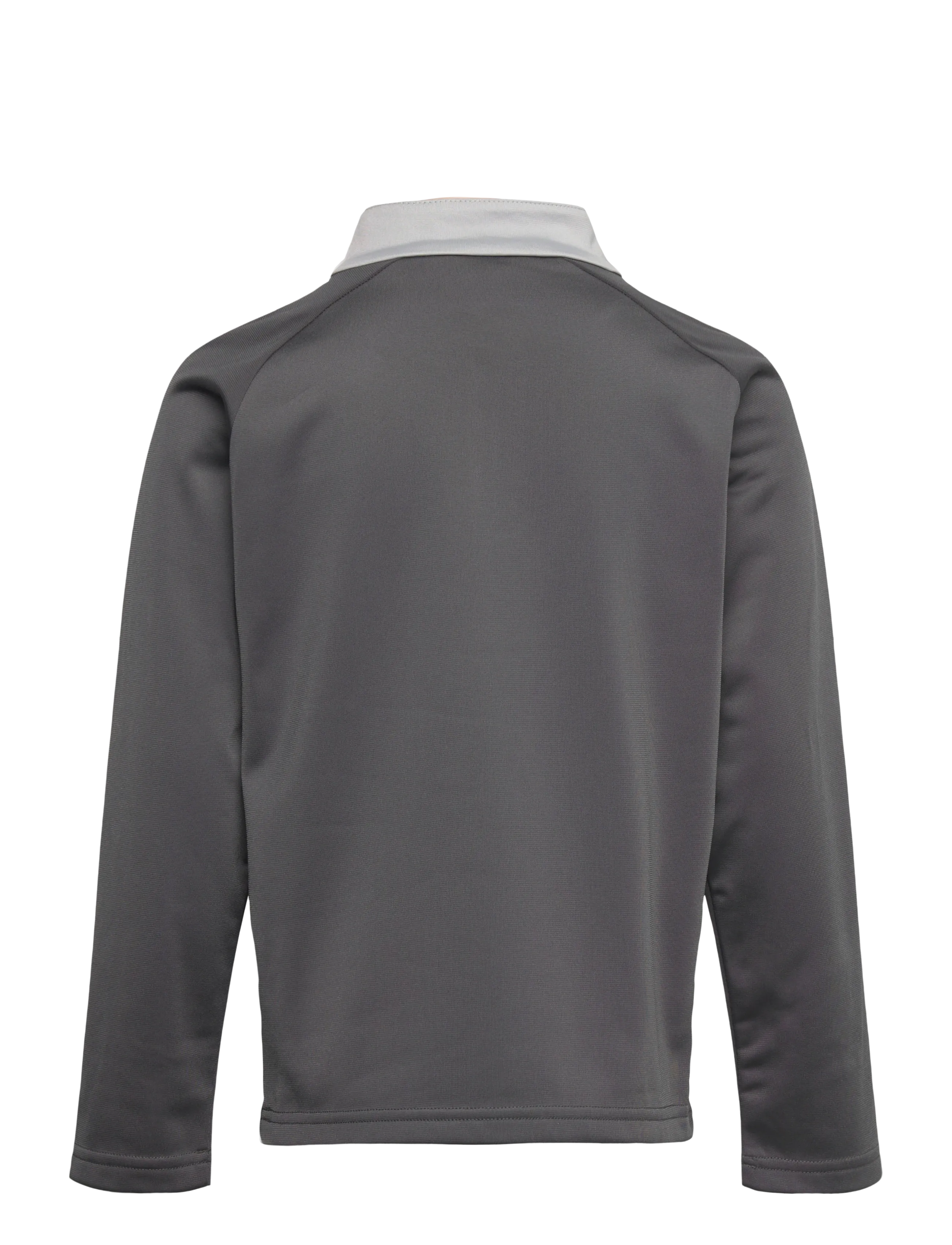 PUMA - IndividualLIGA 1/4 Zip Top Jr - topy sportowe - shadow gray-puma white-glowing red - 1