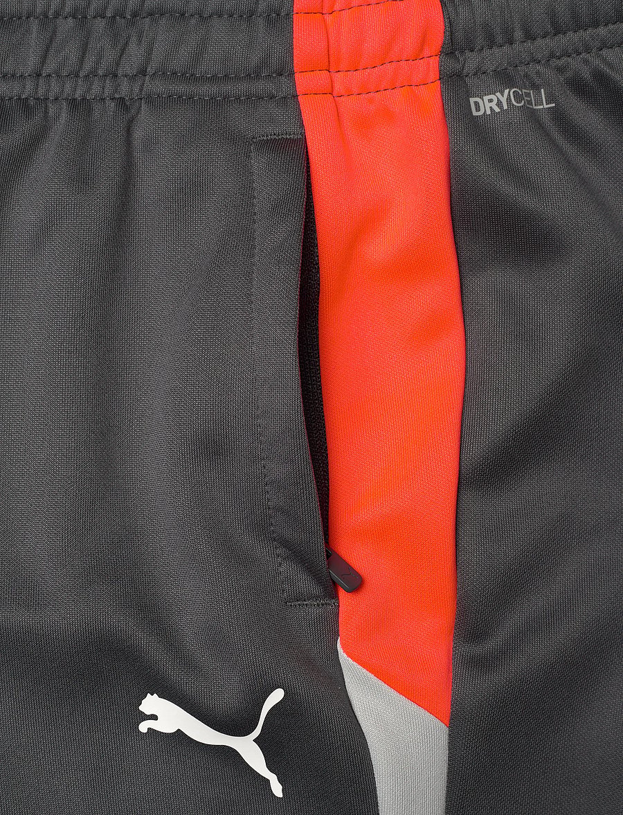 PUMA - IndividualLIGA Training Pants Jr - treenihousut - shadow gray-puma white-glowing red - 3
