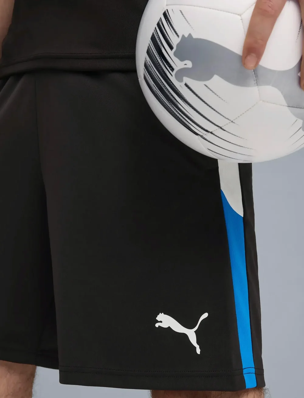 PUMA - IndividualLIGA Training Shorts 2 (open pockets) - trainingsshorts - puma black-puma white-ultra blue - 3