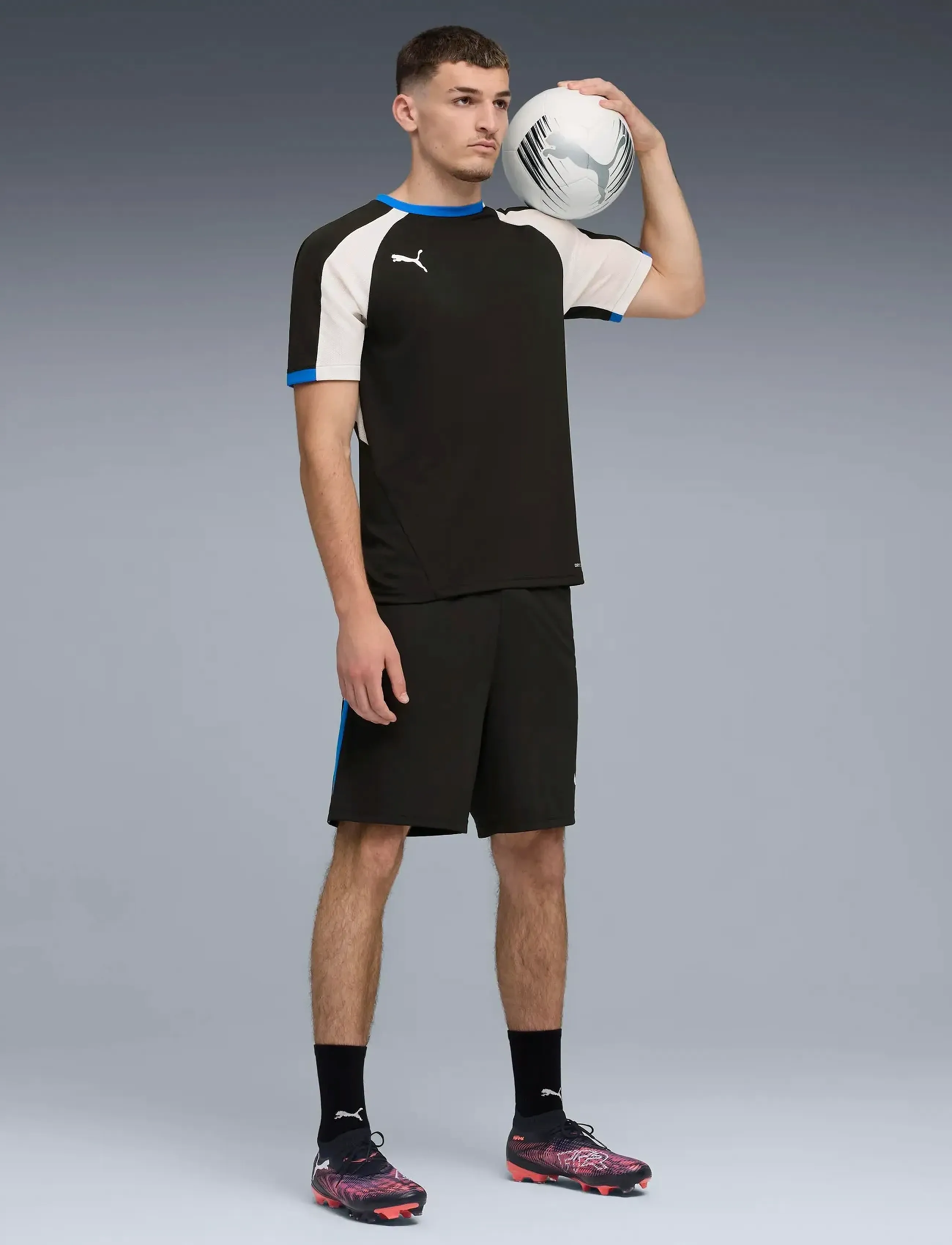 PUMA - IndividualLIGA Training Shorts 2 (open pockets) - träningsshorts - puma black-puma white-ultra blue - 4
