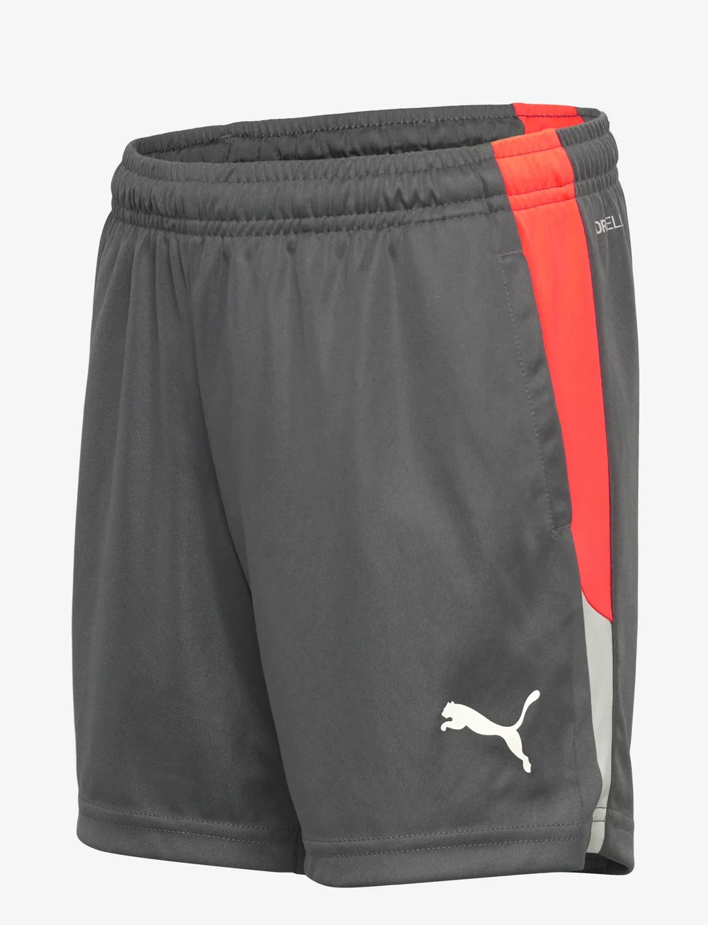 PUMA - IndividualLIGA Training Shorts 2 Jr (open pockets) - sportsshorts - shadow gray-puma white-glowing red - 2