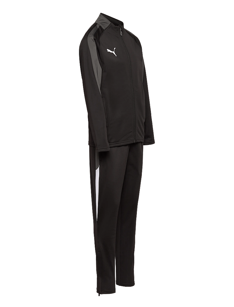 PUMA - IndividualLIGA Tracksuit Jr - apģērbs - puma black-puma white-shadow gray - 2
