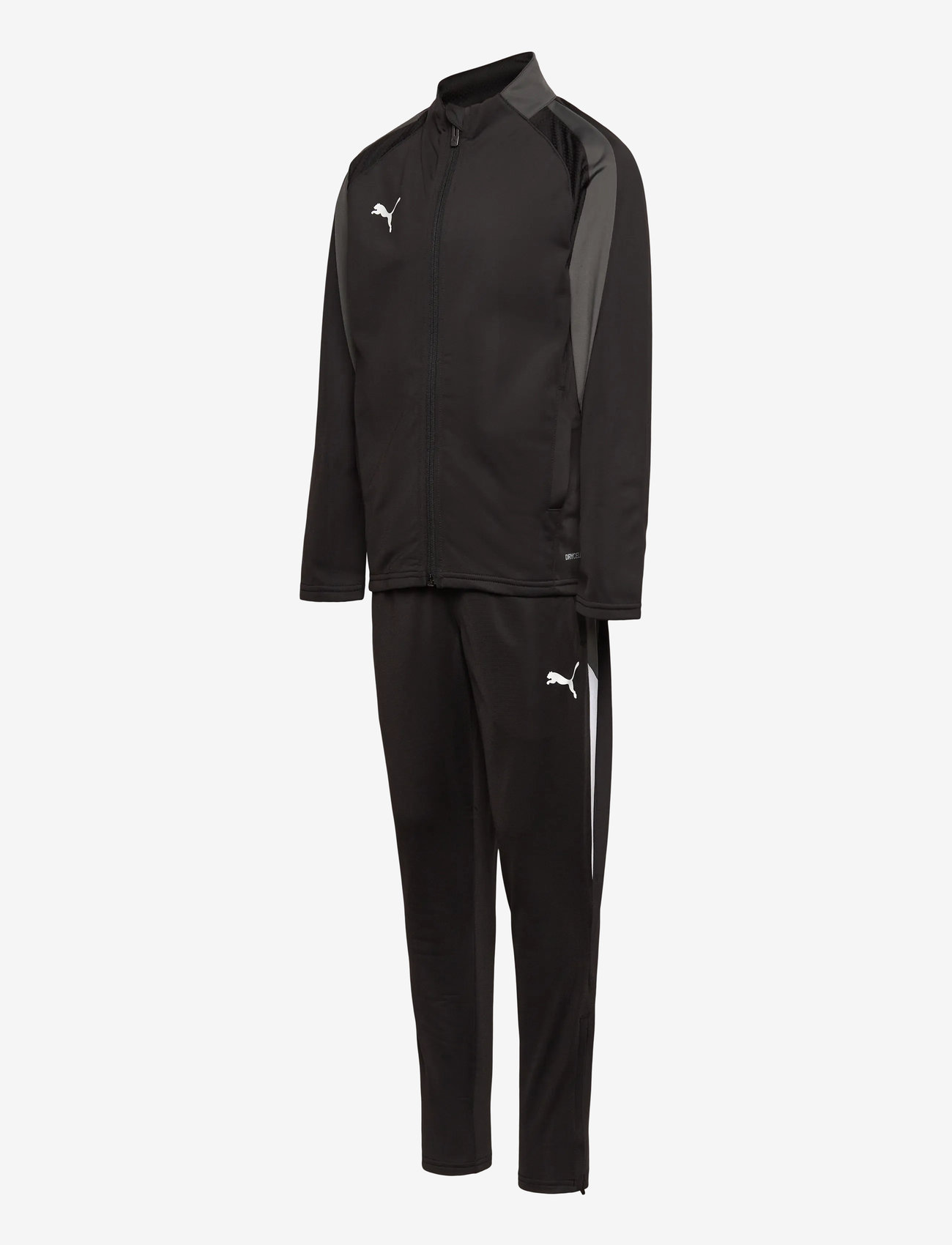 PUMA - IndividualLIGA Tracksuit Jr - joggingsæt & matchende sæt - puma black-puma white-shadow gray - 3