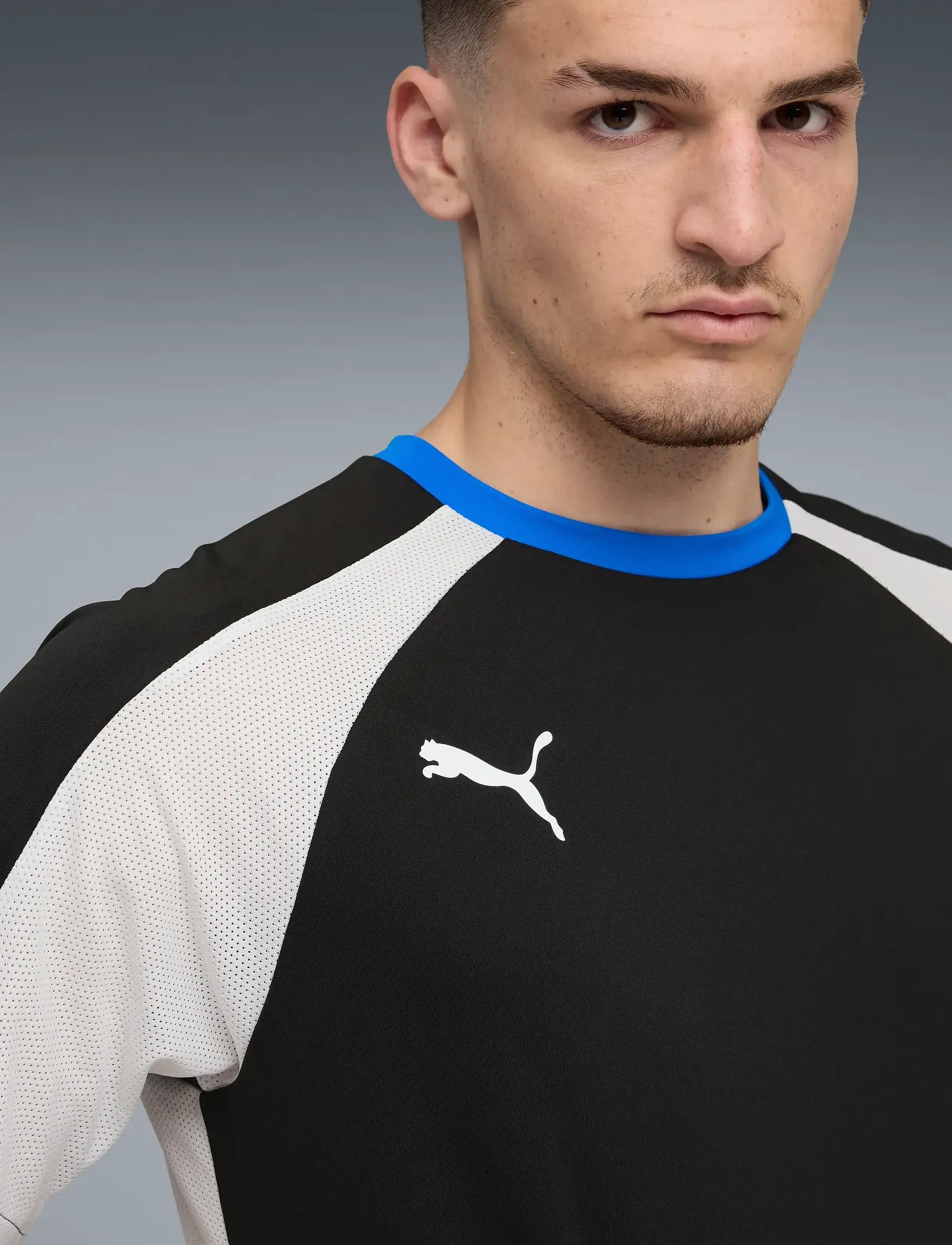 PUMA - IndividualLIGA Jersey - puma black-puma white-ultra blue - 3