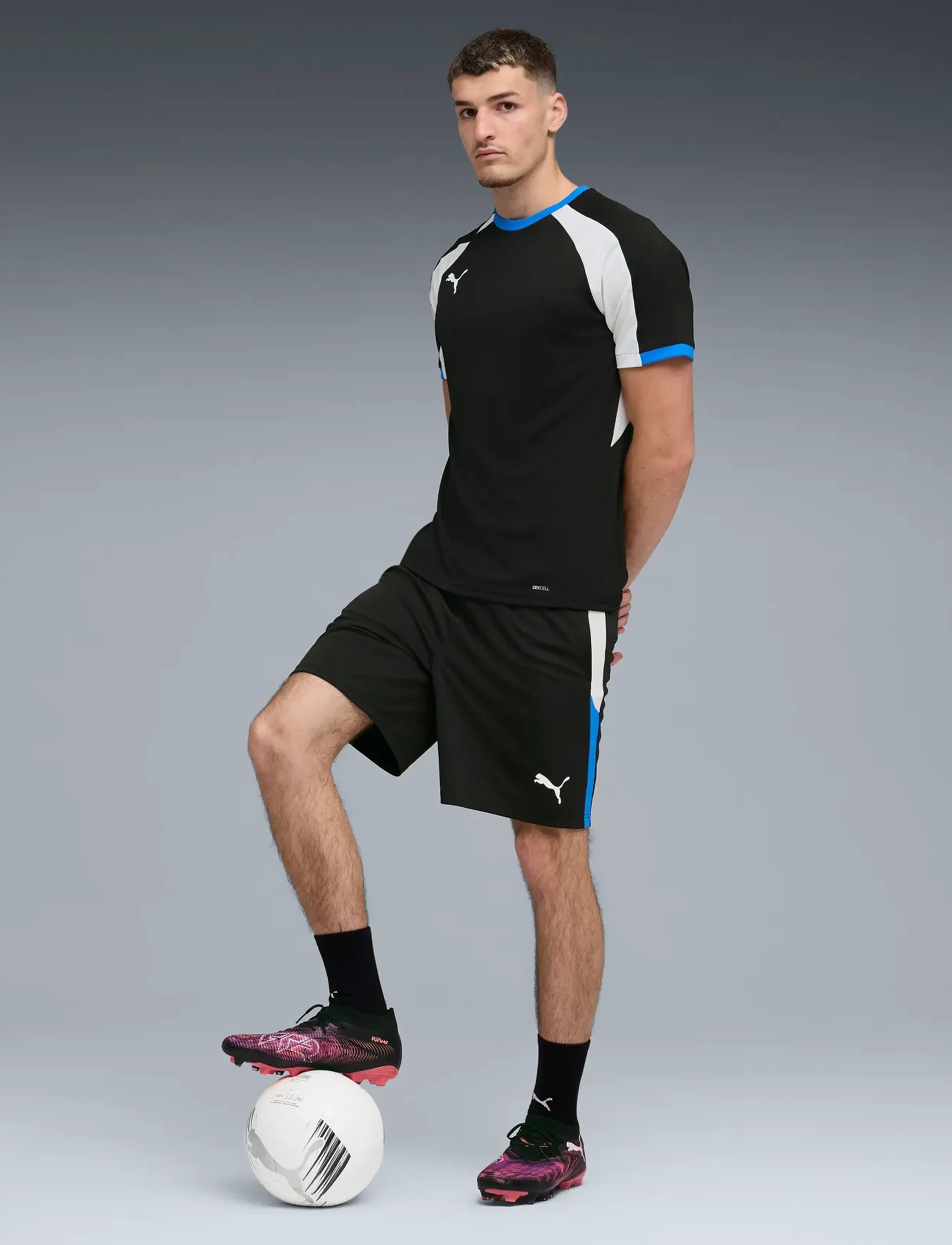 PUMA - IndividualLIGA Jersey - puma black-puma white-ultra blue - 4