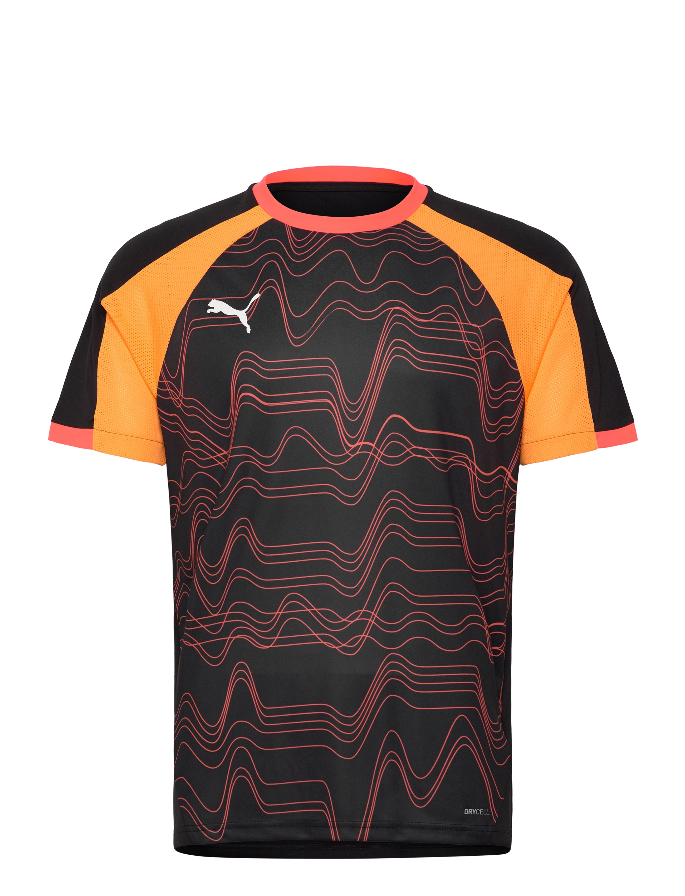 PUMA - individualLIGA Graphic Jersey - puma black-glowing red - 1