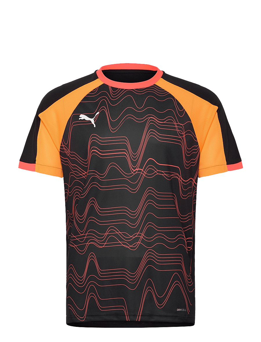 PUMA - individualLIGA Graphic Jersey - puma black-glowing red - 1