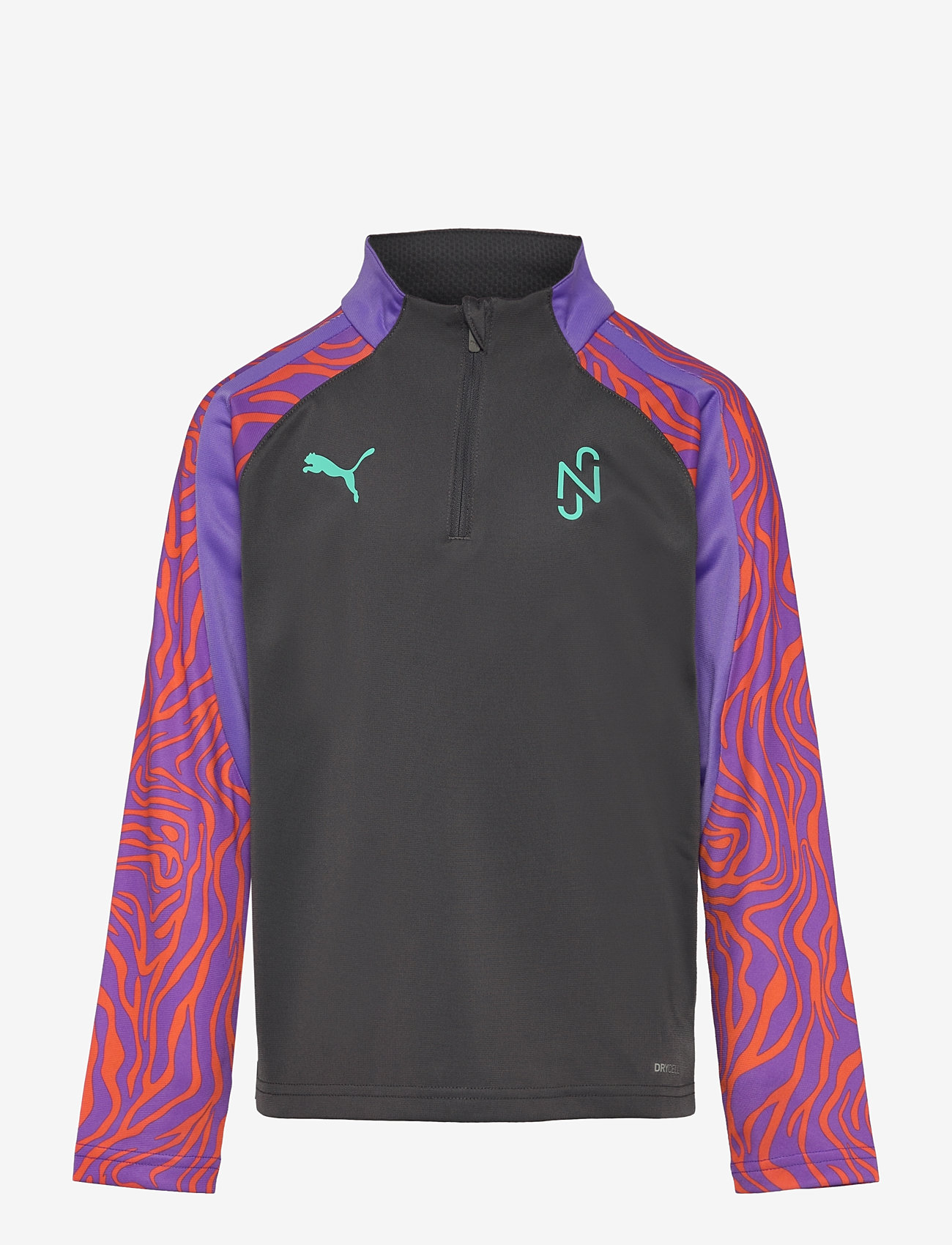 PUMA - Neymar JR Creativity 1/4 zip Jr - dark coal-soft violet - 0