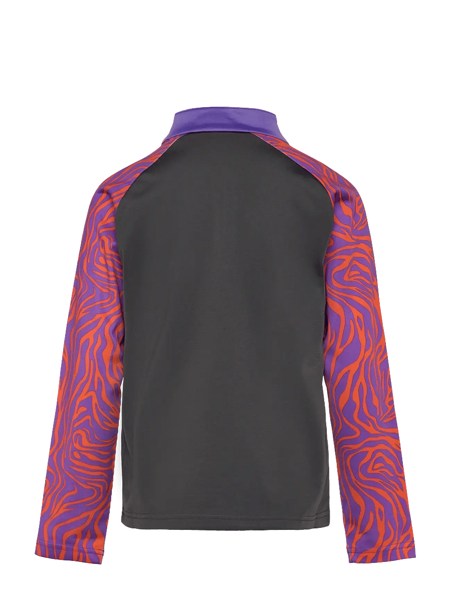 PUMA - Neymar JR Creativity 1/4 zip Jr - dark coal-soft violet - 1