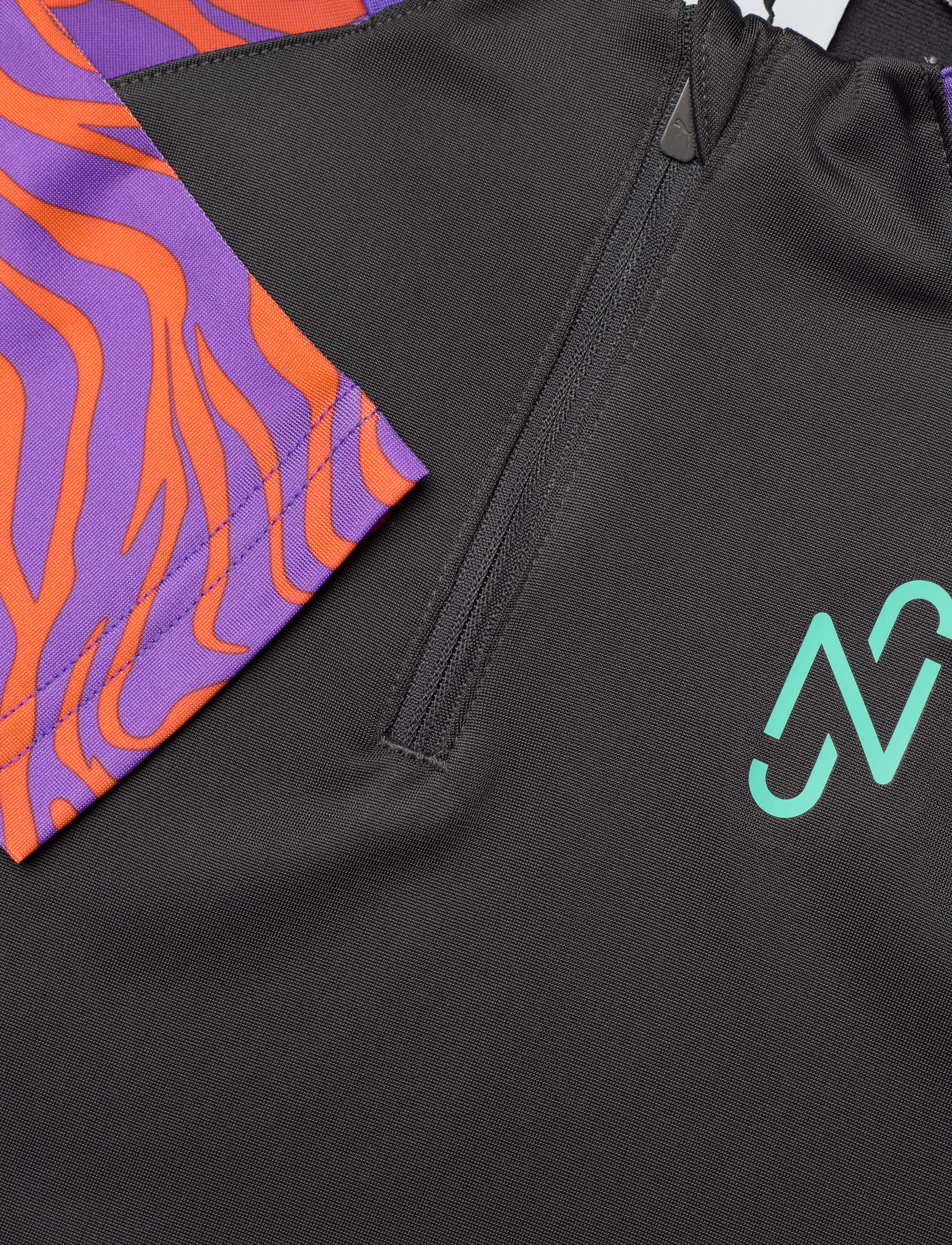 PUMA - Neymar JR Creativity 1/4 zip Jr - dark coal-soft violet - 2