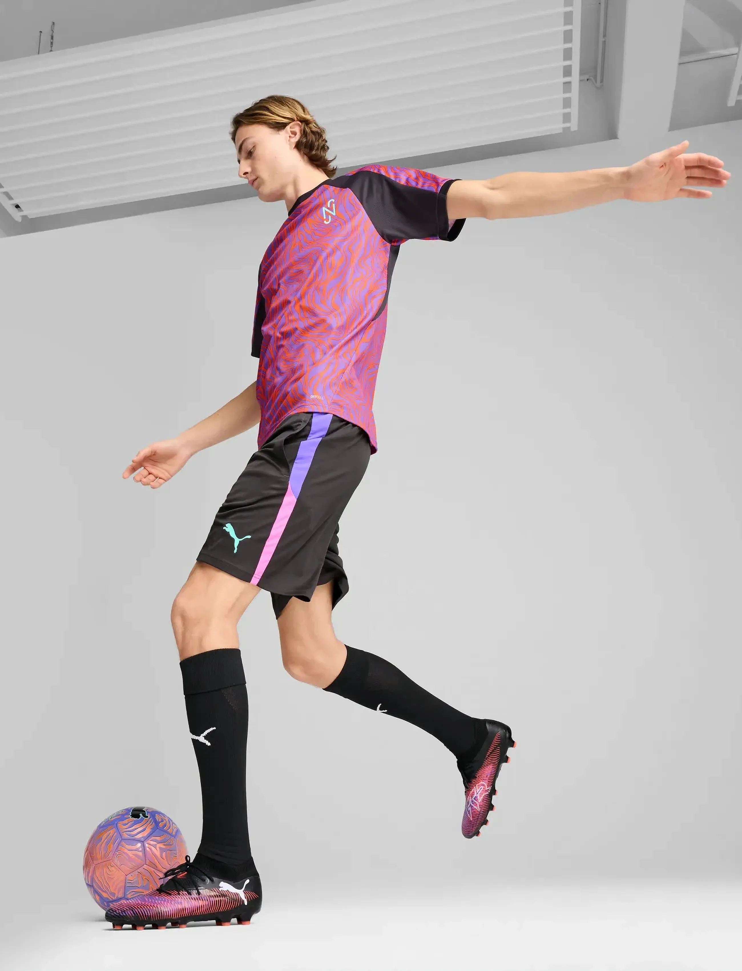 PUMA - Neymar JR Creativity Jersey - soft violet-dark coal - 5