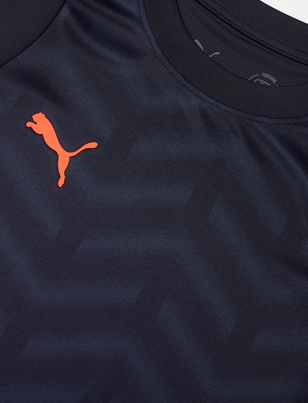 PUMA - individualCUP Jersey jr - sportoberteile - new navy-glowing red-heat fire - 2