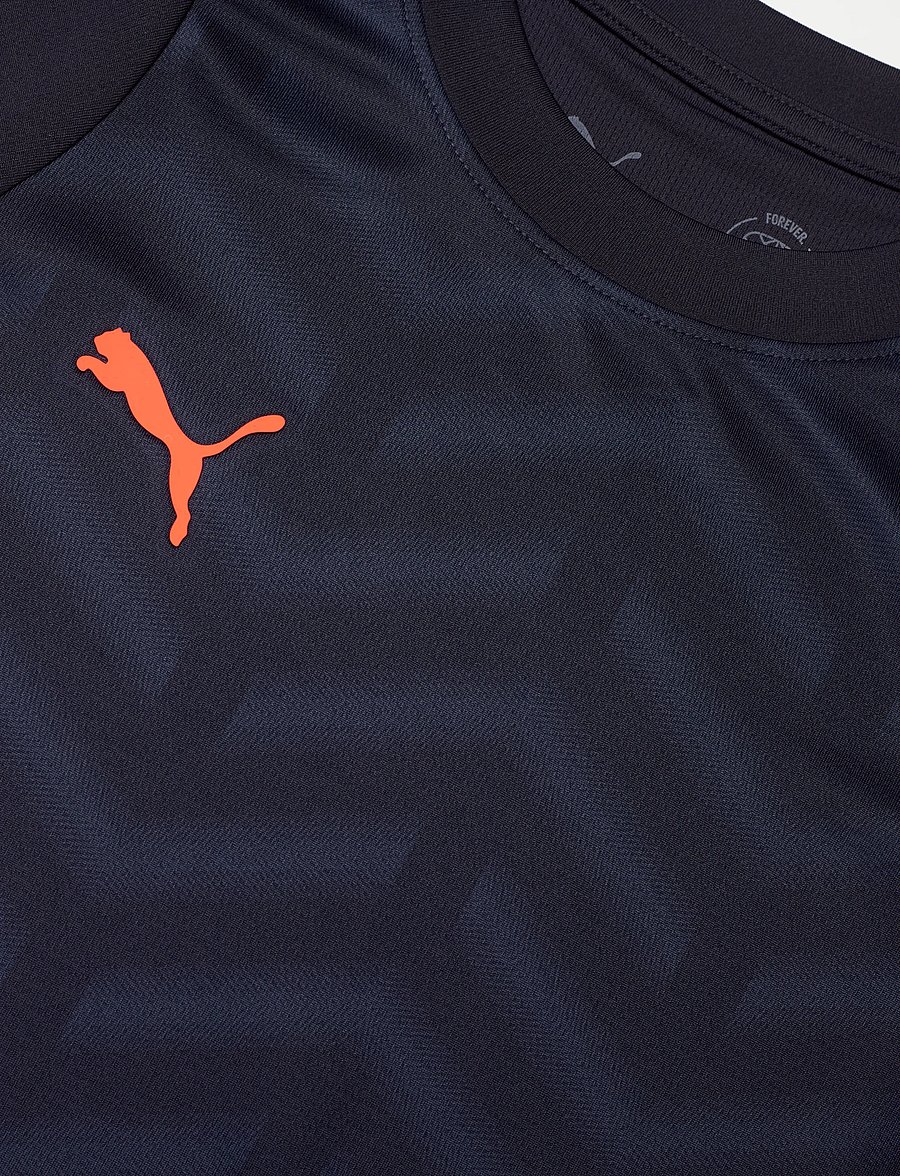 PUMA - individualCUP Jersey jr - sportoberteile - new navy-glowing red-heat fire - 2