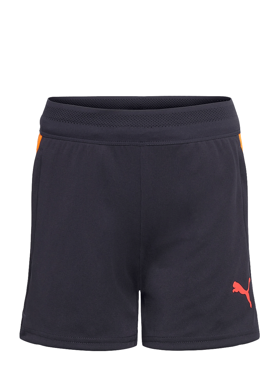 PUMA - individualCUP Training Shorts jr - sport stuttbuxur - new navy-glowing red-heat fire - 0