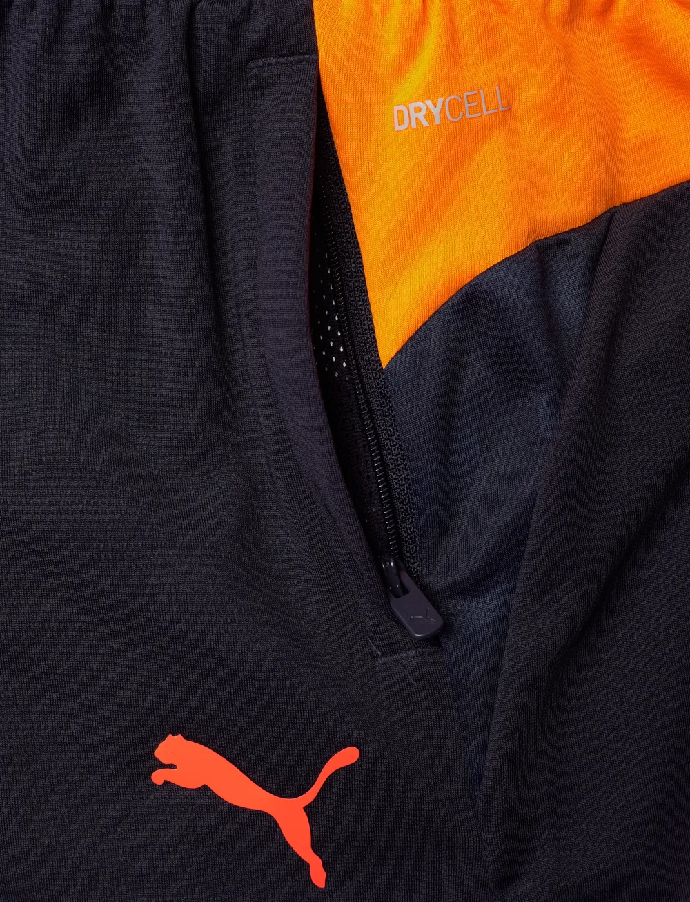 PUMA - individualCUP Training Shorts jr - sport-shorts - new navy-glowing red-heat fire - 2